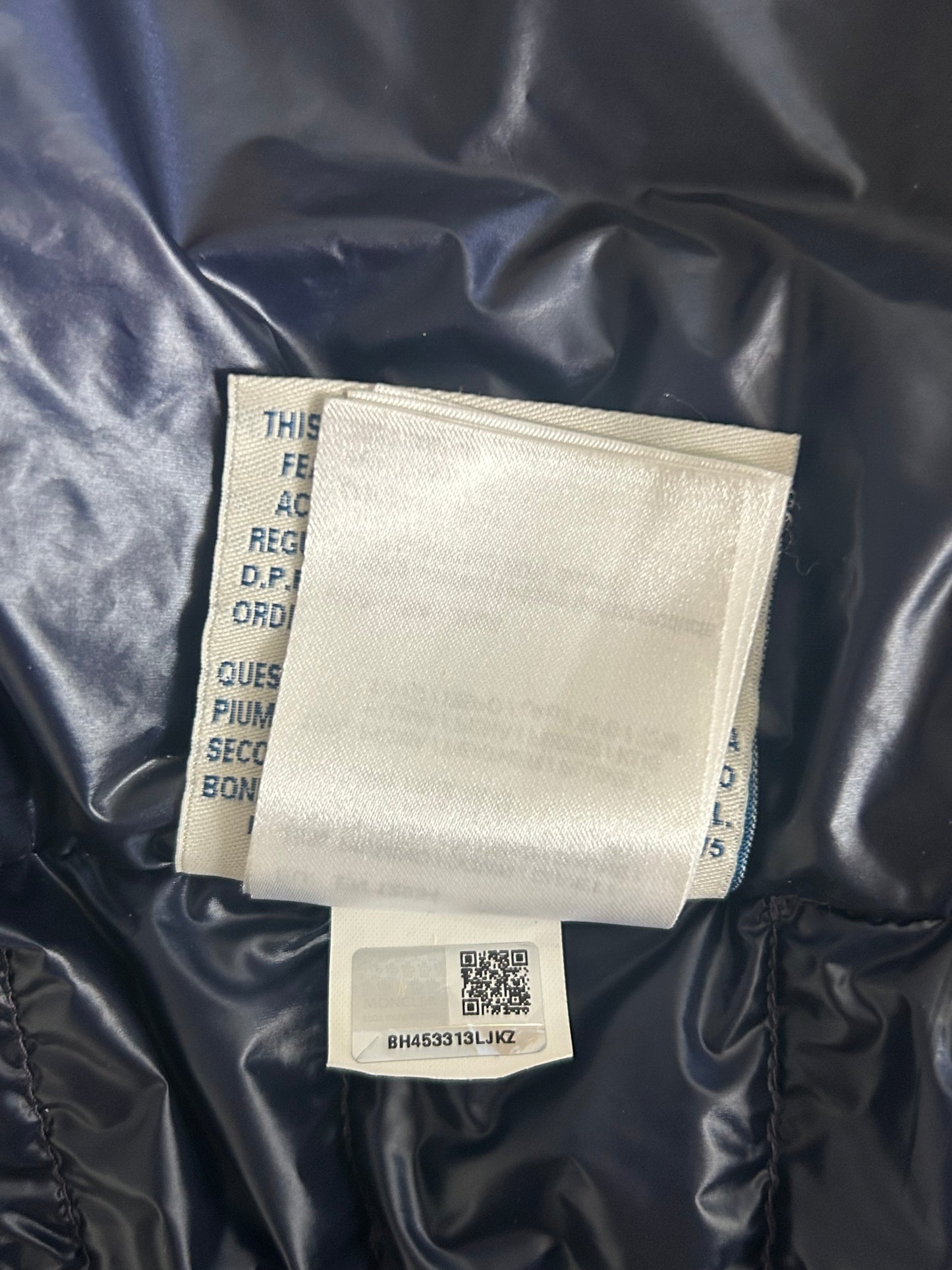 Moncler Navy Daniel Down Jacket
