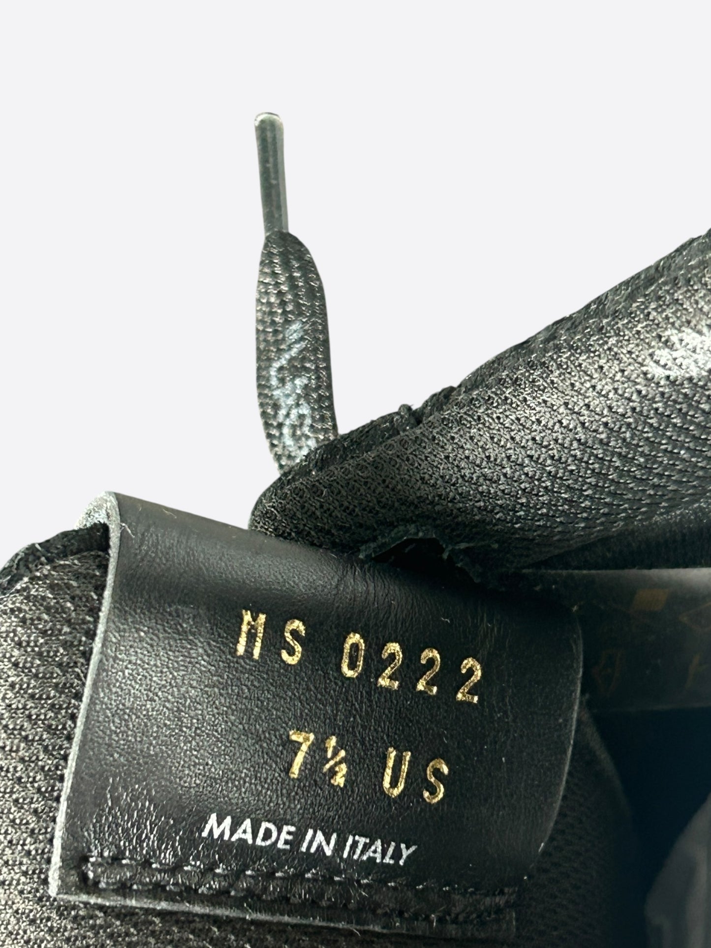 Louis Vuitton Nike Black Monogram Air Force 1 Low Top Sneakers