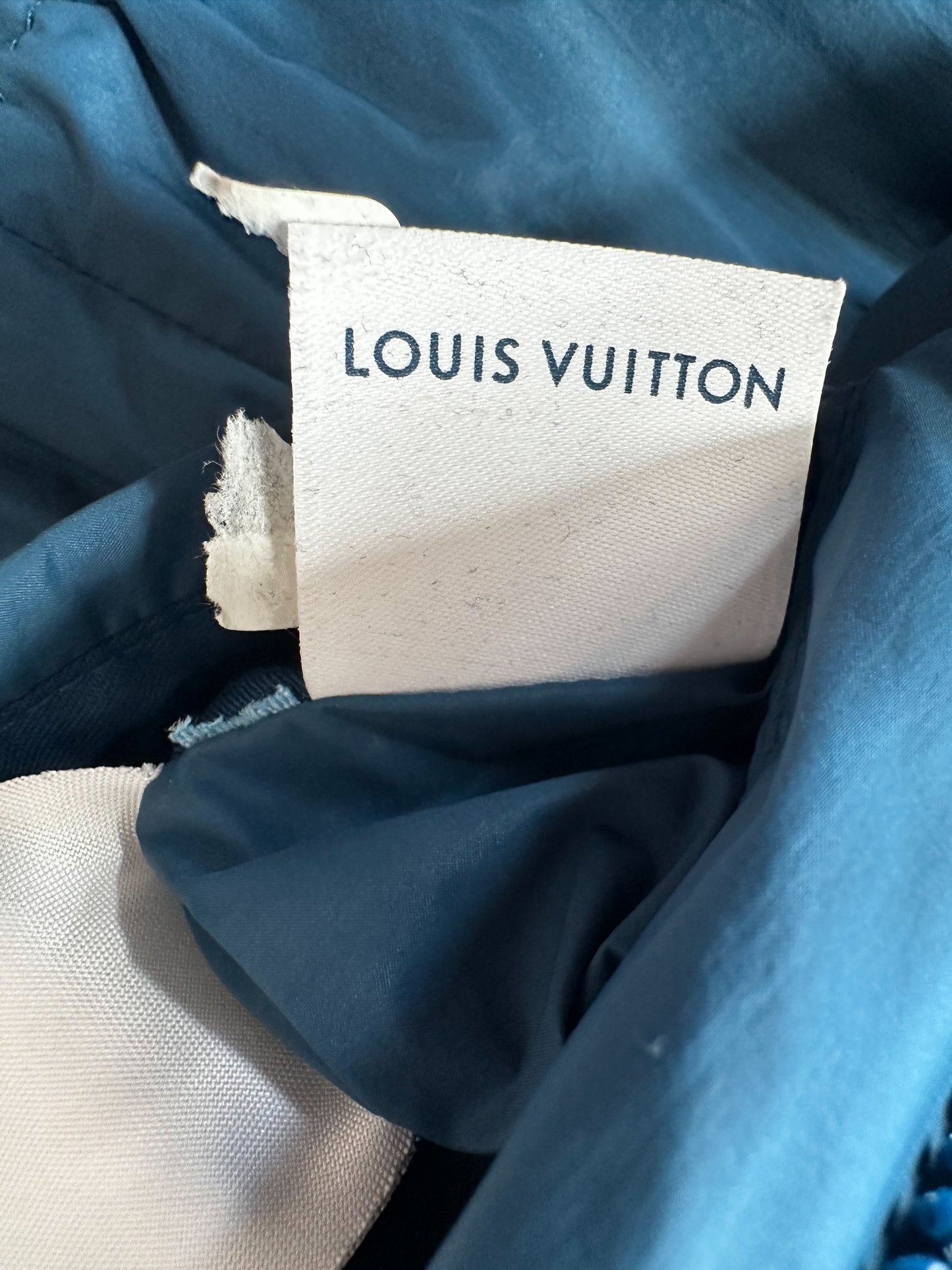 Louis Vuitton Blue Quilted Monogram Vest