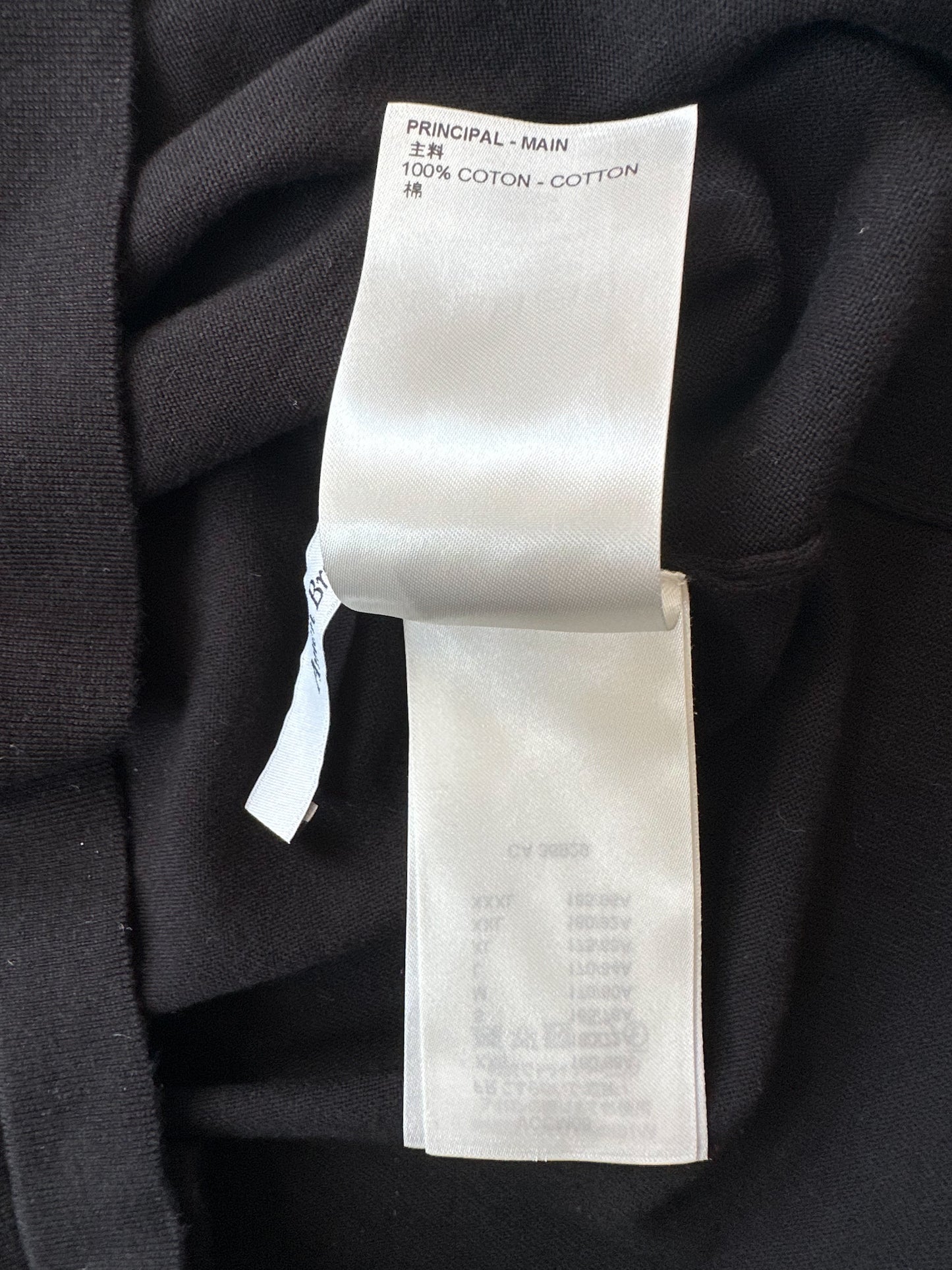 Louis Vuitton Black & White Vuitton Intarsia T-Shirt