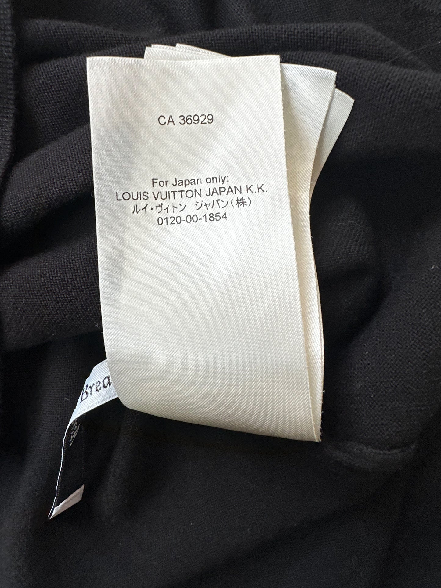Louis Vuitton Black & White Vuitton Intarsia T-Shirt