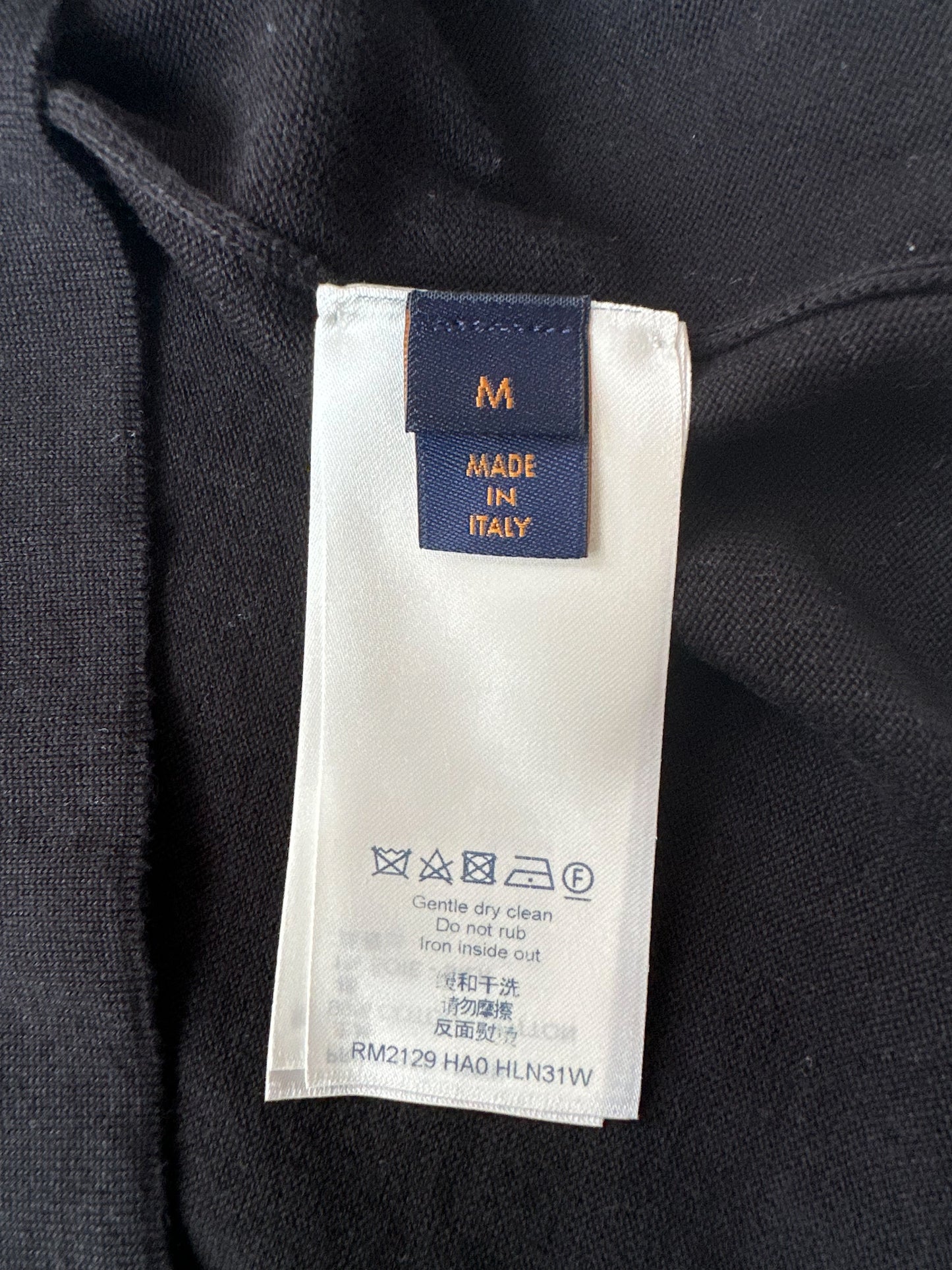 Louis Vuitton Black & White Maison Intarsia T-Shirt
