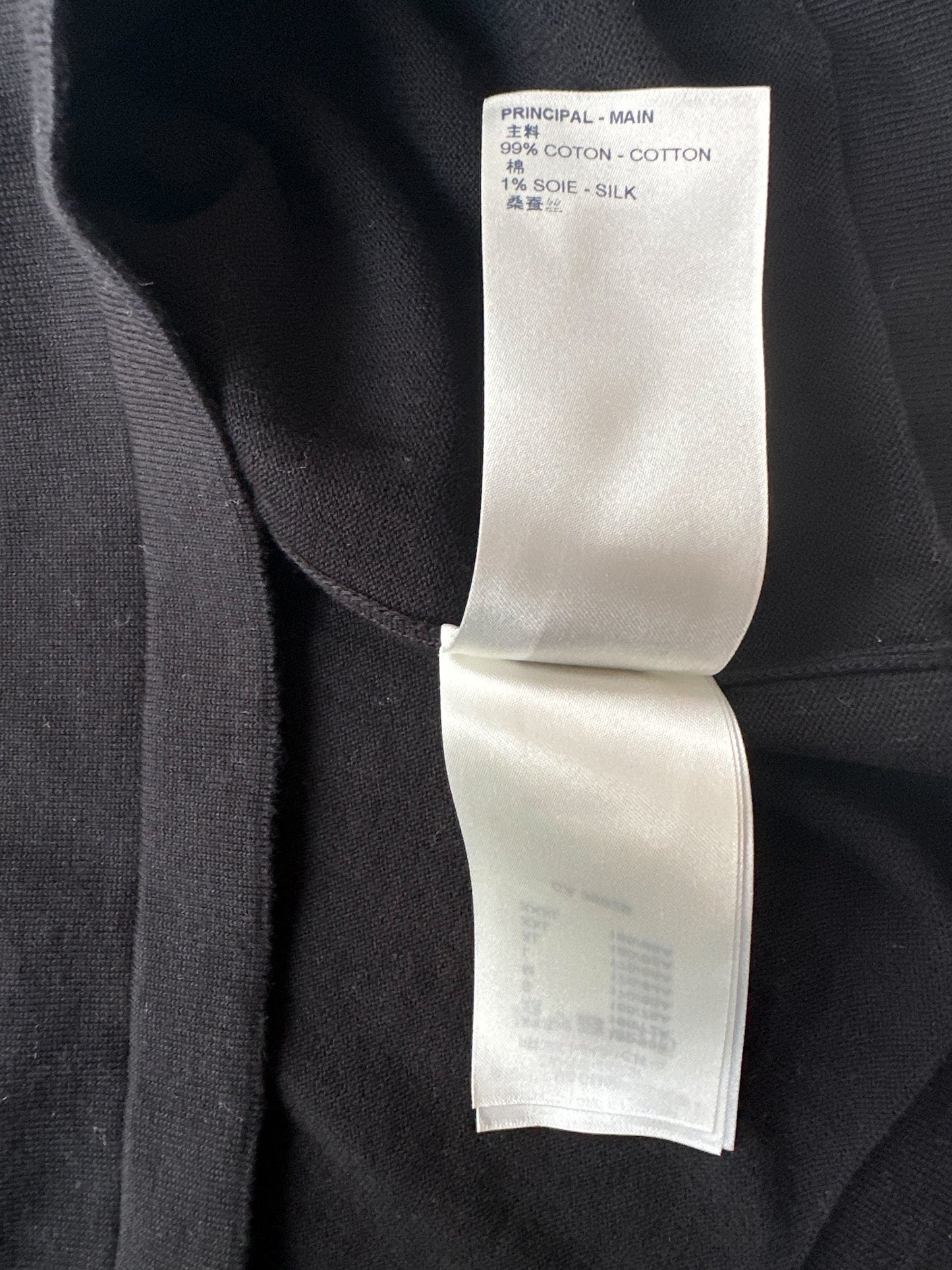 Louis Vuitton Black & White Maison Intarsia T-Shirt