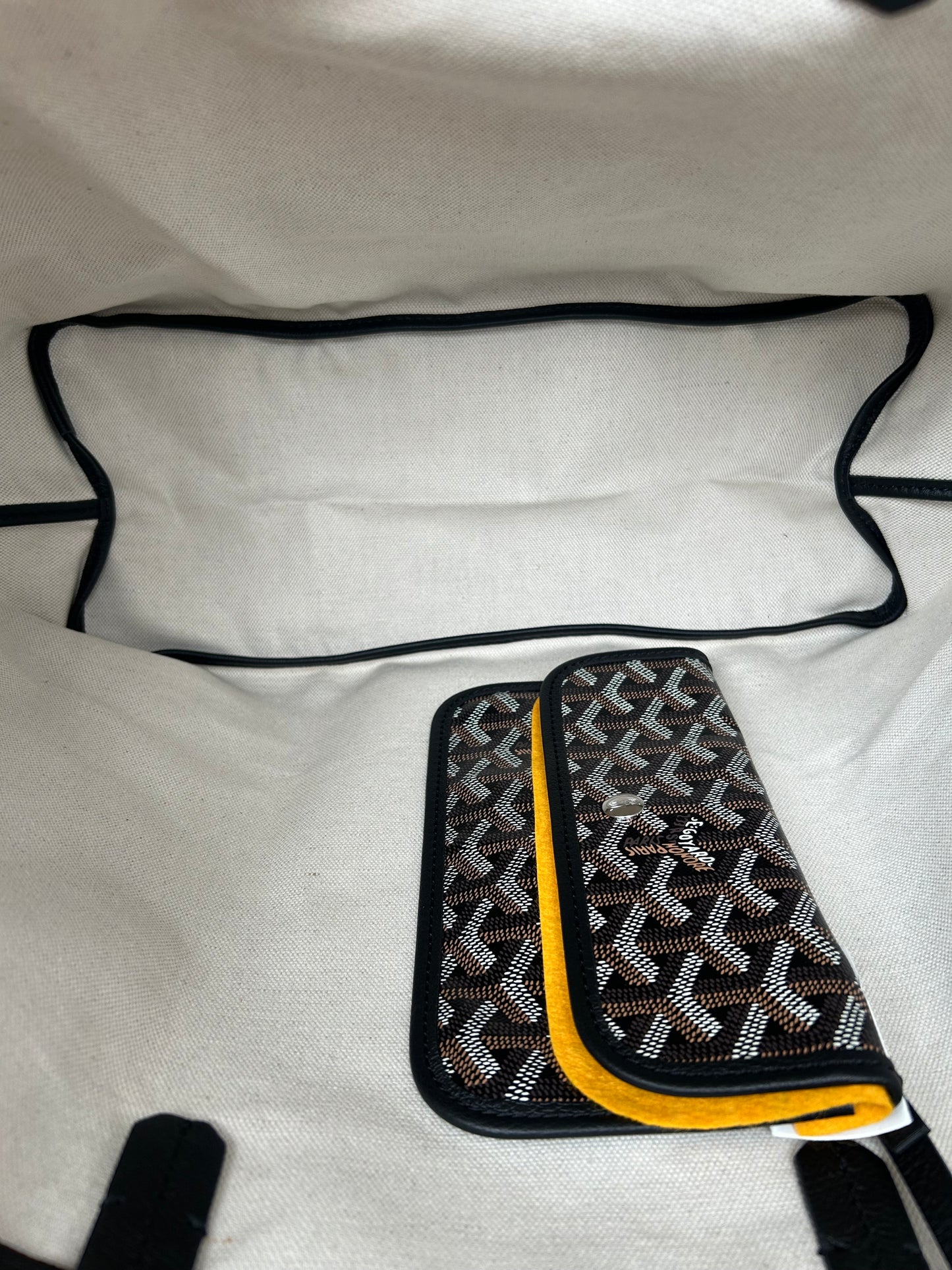 Goyard Black St. Louis Tote Bag