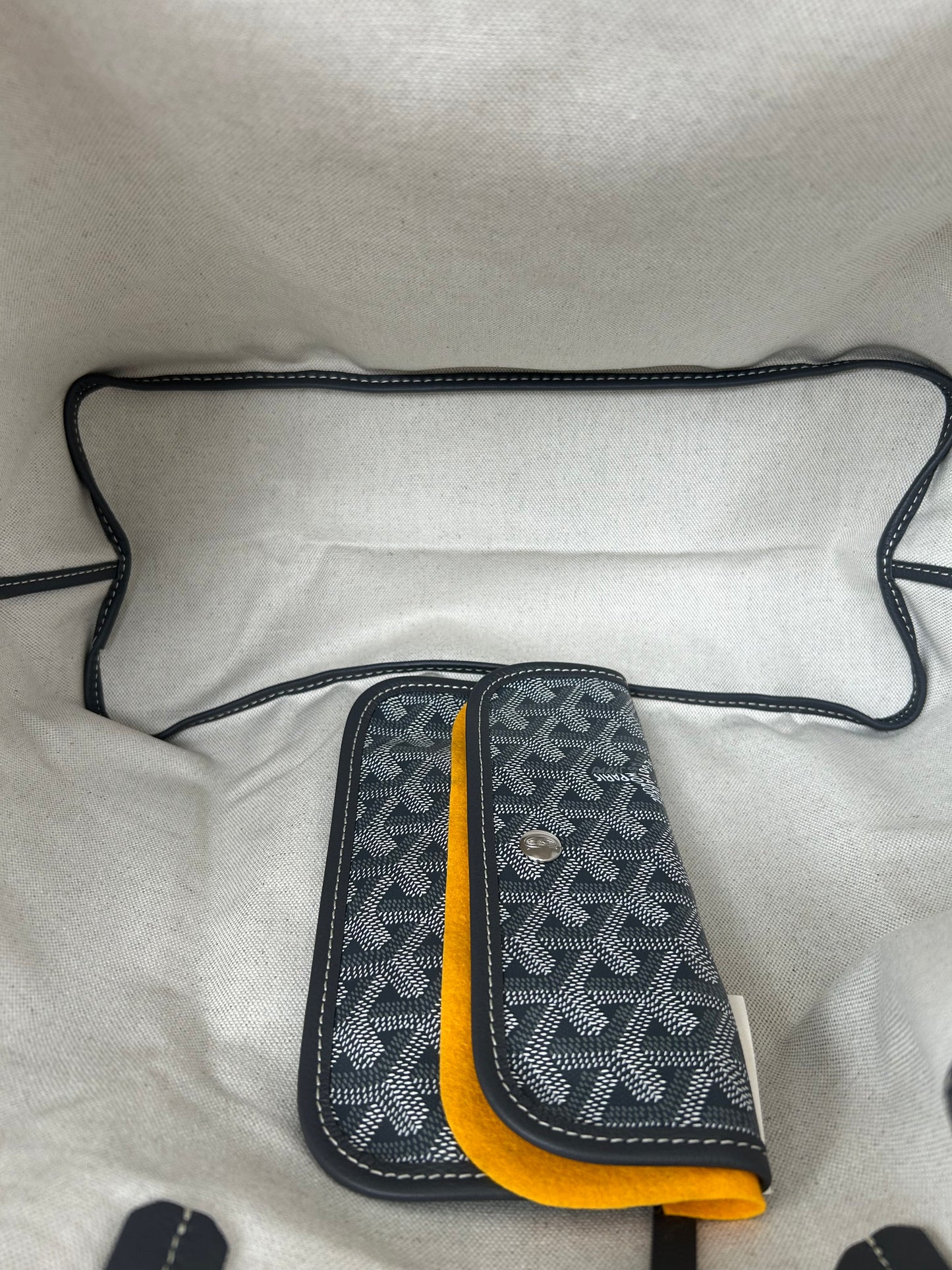 Goyard Grey St. Louis Tote Bag