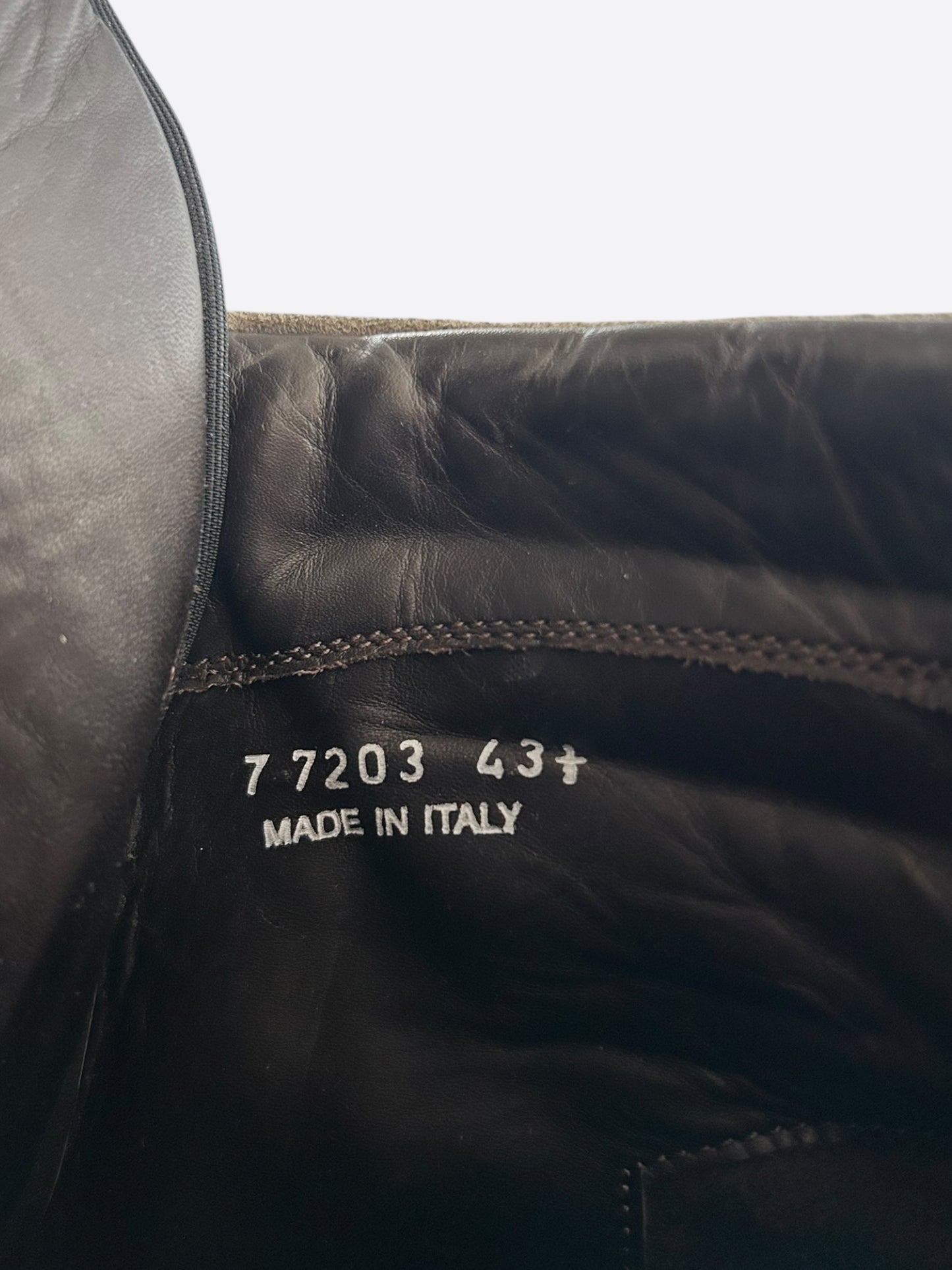Chrome Hearts Rick Owens Grey Suede Geobaskets