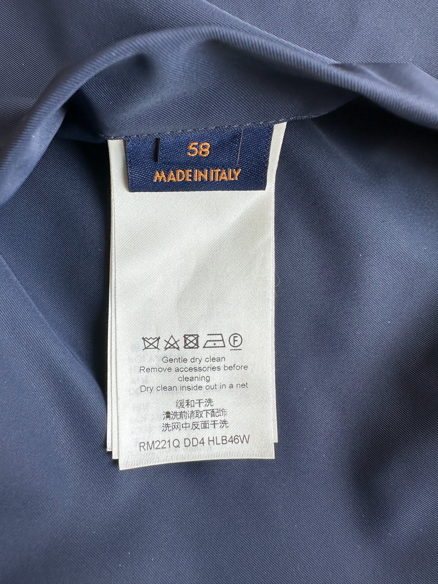 Louis Vuitton Navy Monogram Reversible Windbreaker