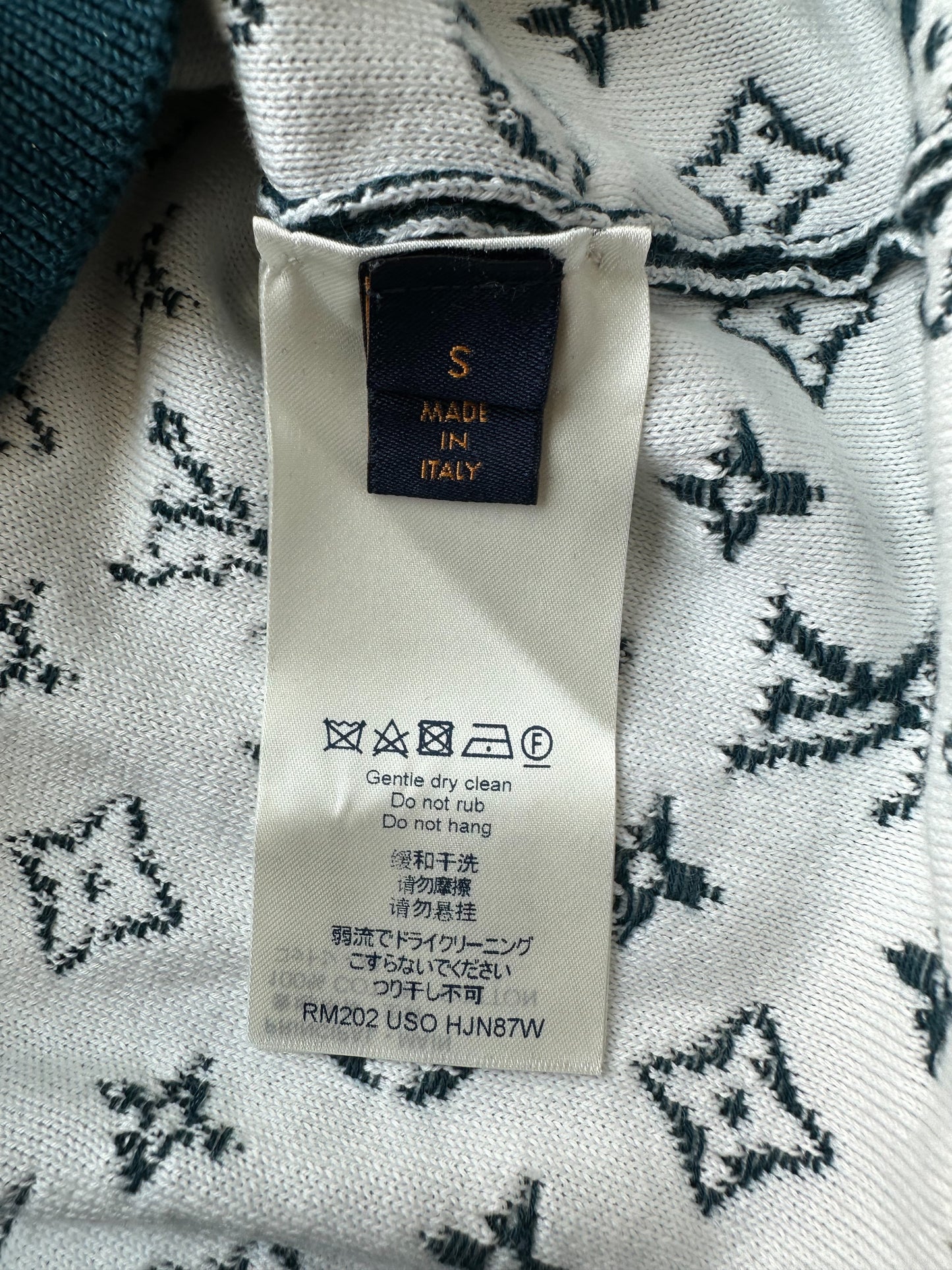 Louis Vuitton Turquoise Monogram Gradient Sweater