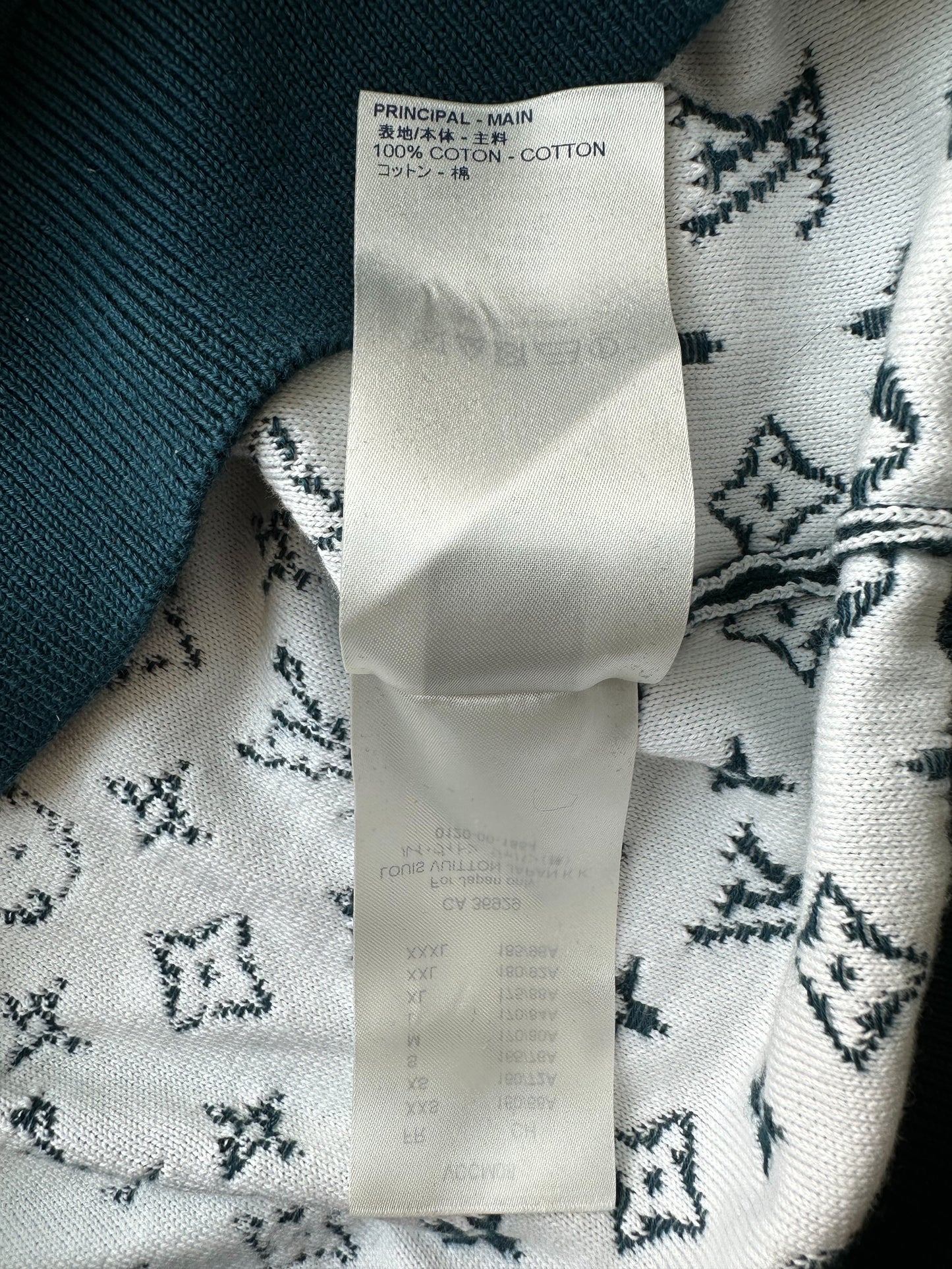 Louis Vuitton Turquoise Monogram Gradient Sweater