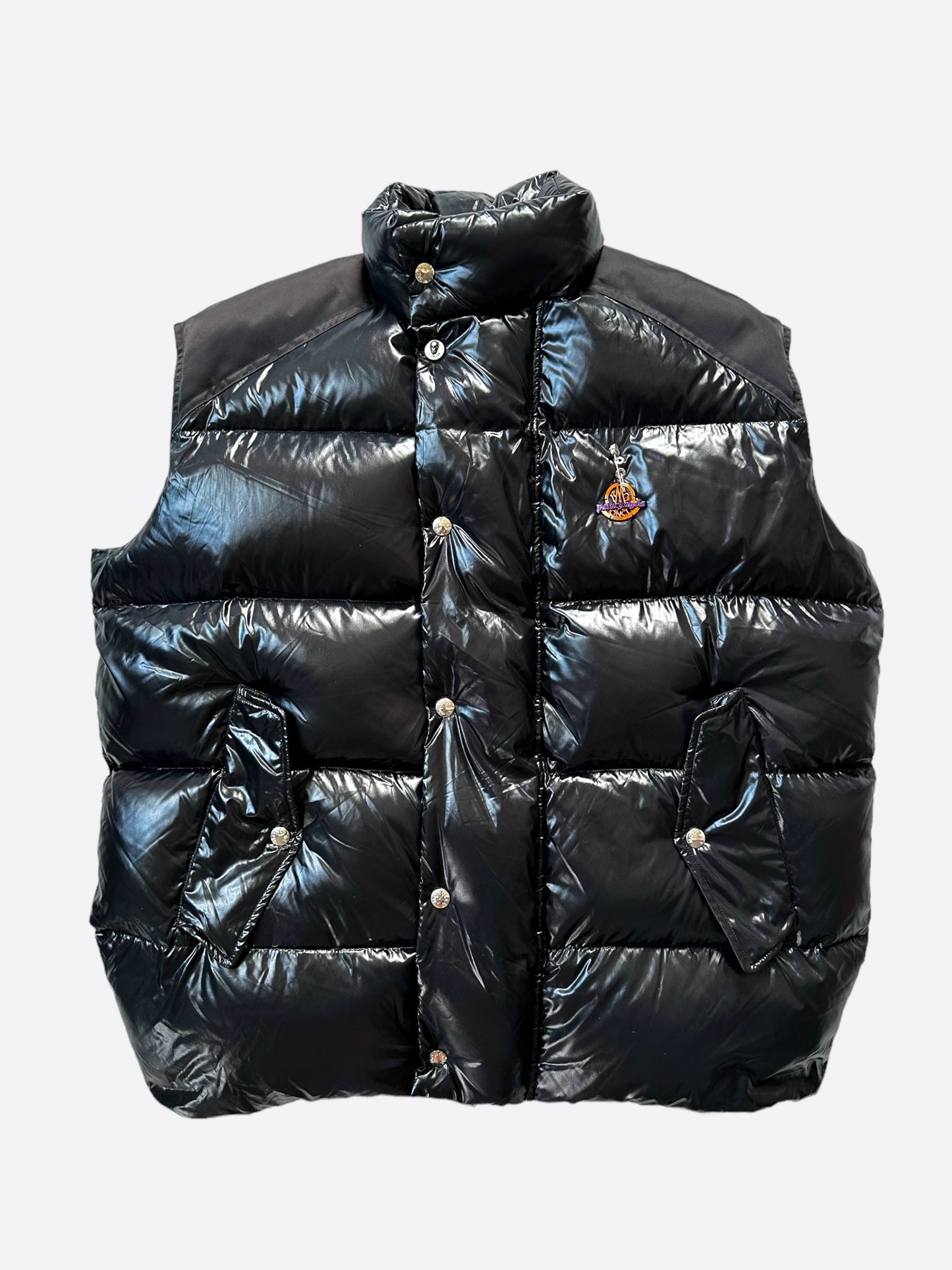 Moncler Palm Angels Black & Red Buzz Vest