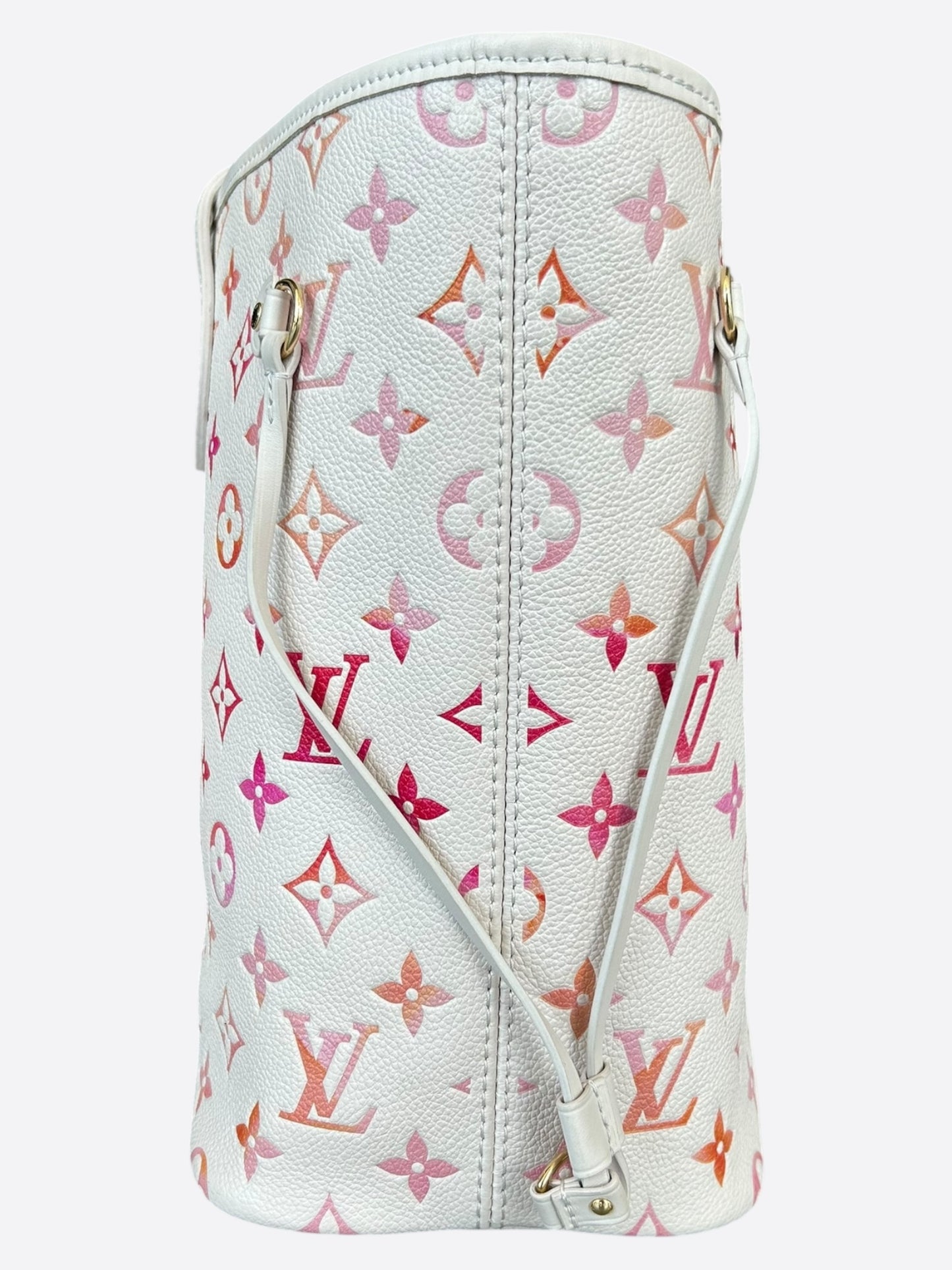 Louis Vuitton Beige Sunrise Aquarelle Empriente Monogram Neverfull MM