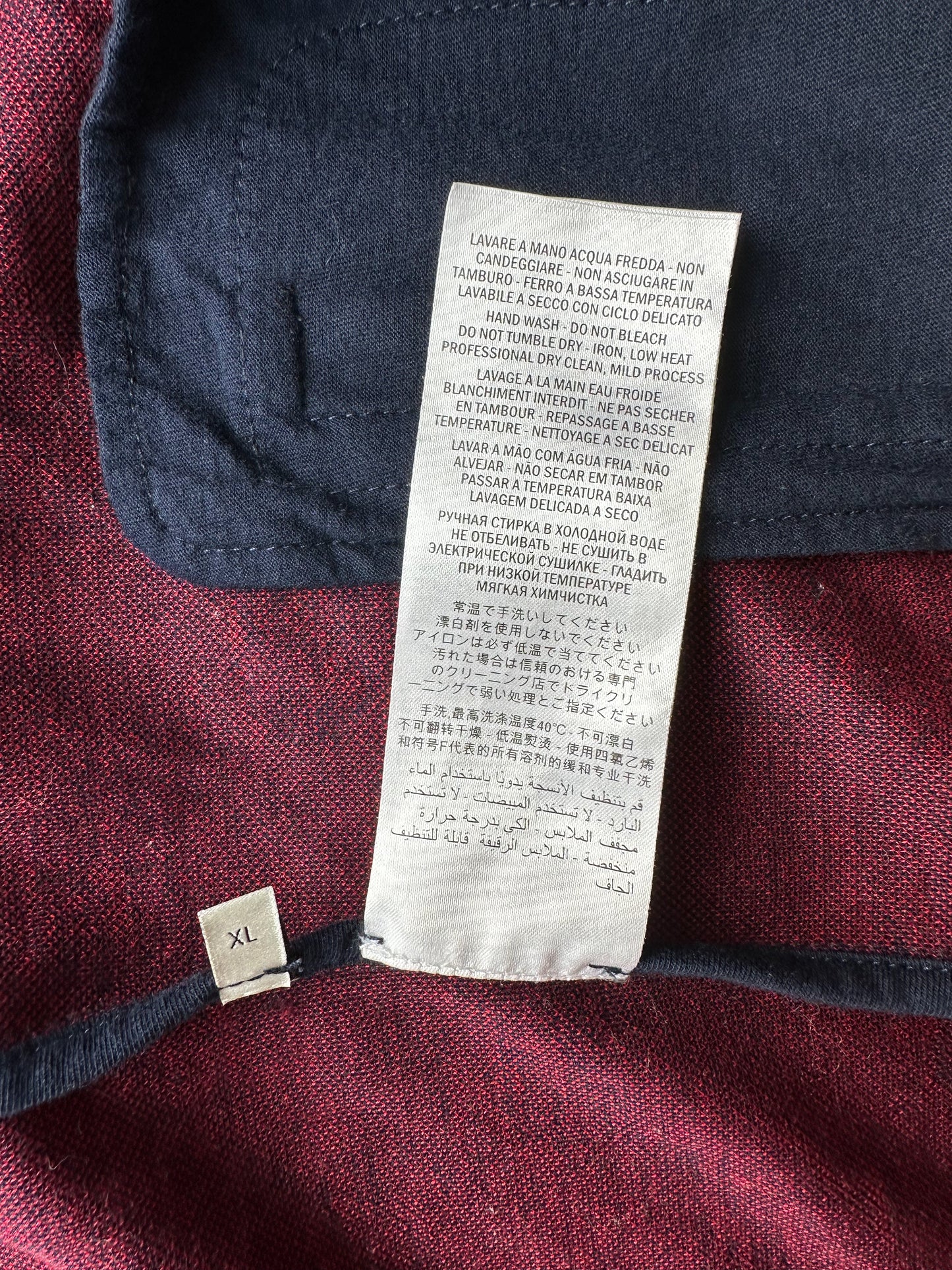 Gucci Navy & Red Monogram Jacquard Track Jacket