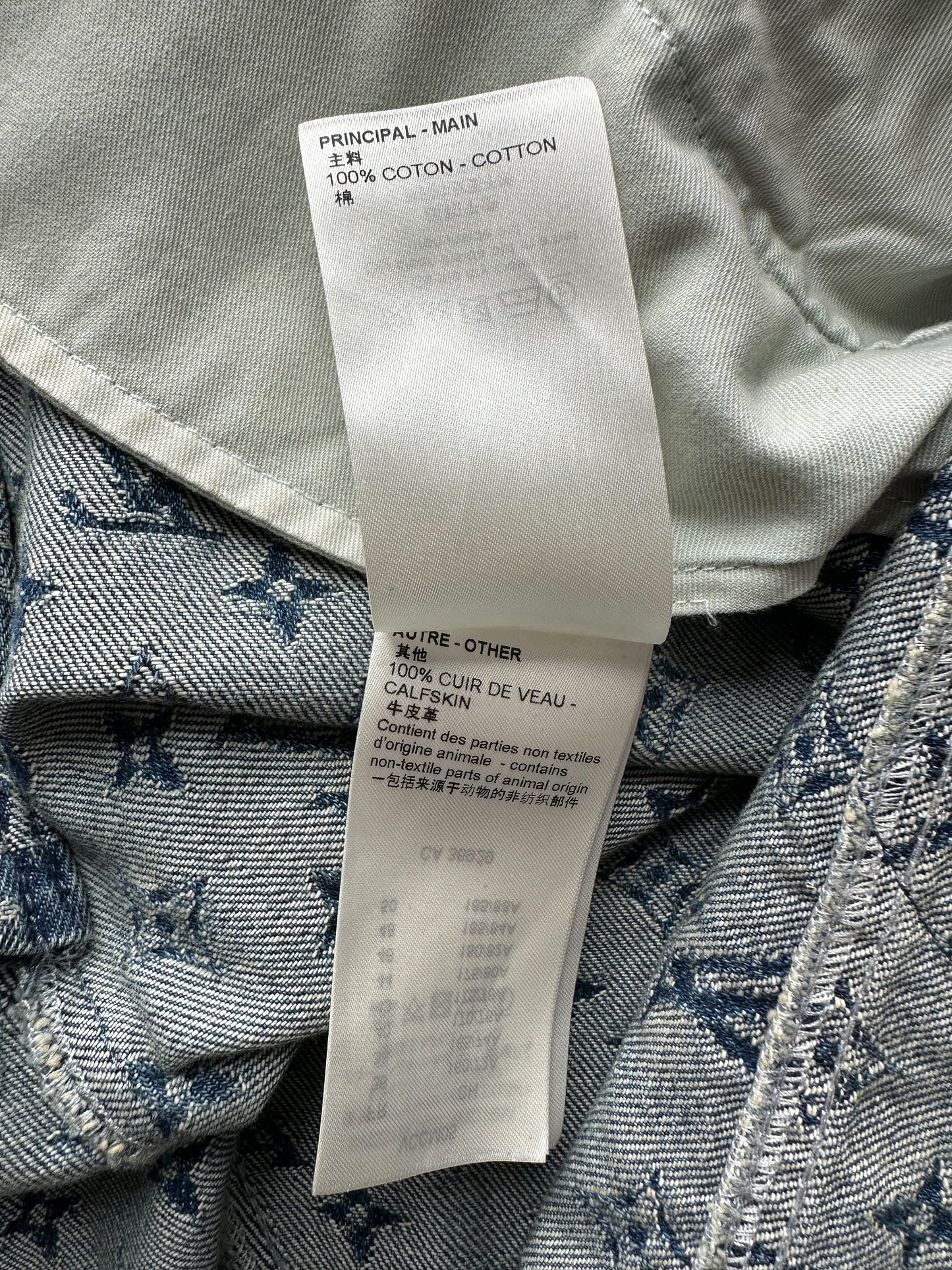 Louis Vuitton Nigo Blue Monogram Baggy Jeans