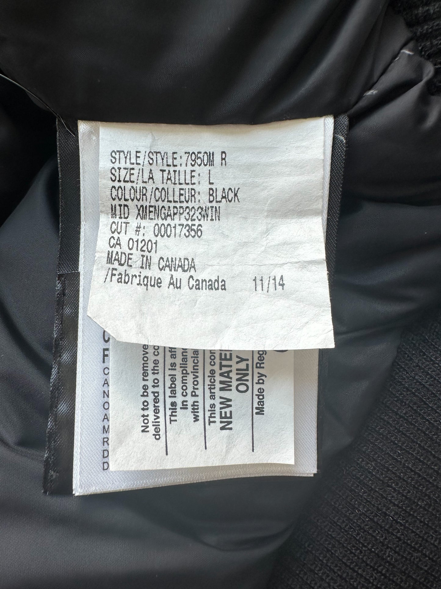 Canada Goose Black Chilliwack Men's Jacket
