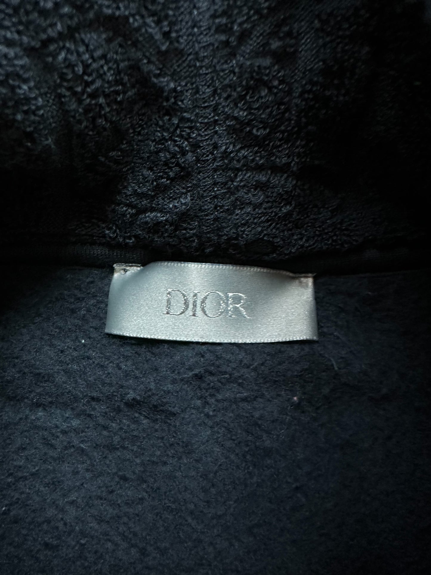 Dior Navy Oblique Towel Hoodie