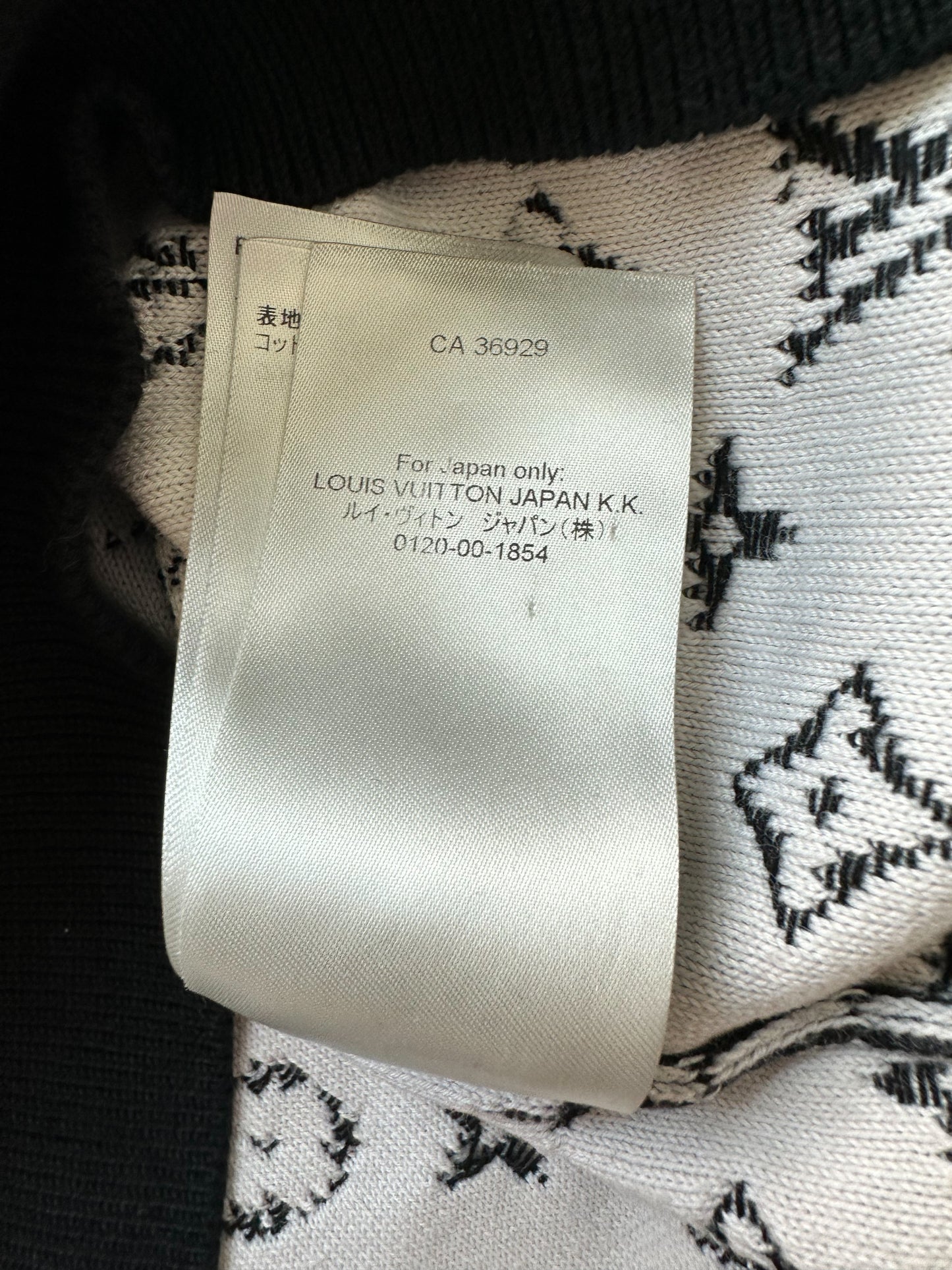 Louis Vuitton Black & White Monogram Gradient Hoodie