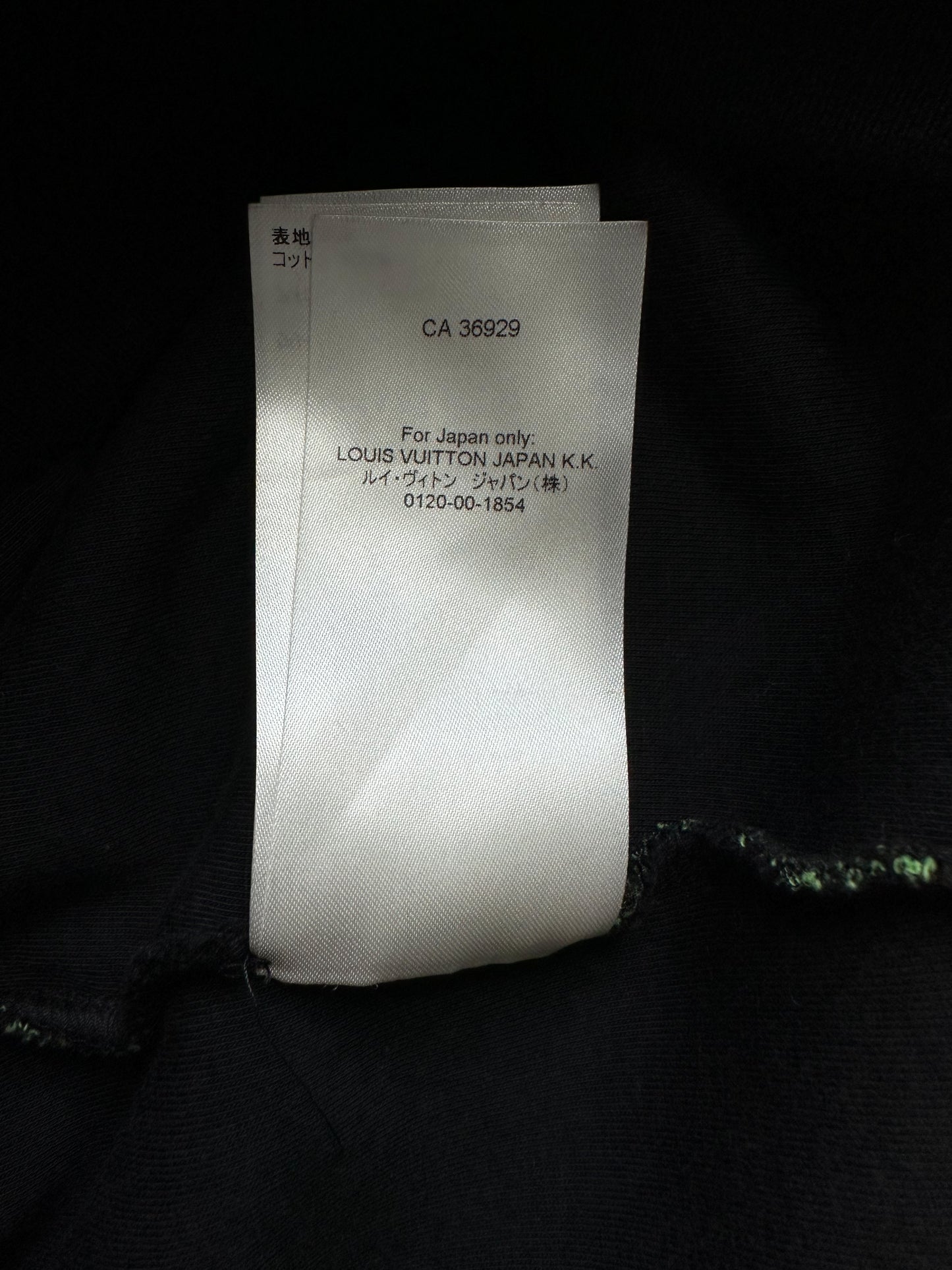 Louis Vuitton Black & Green Eyes Velvet Hoodie