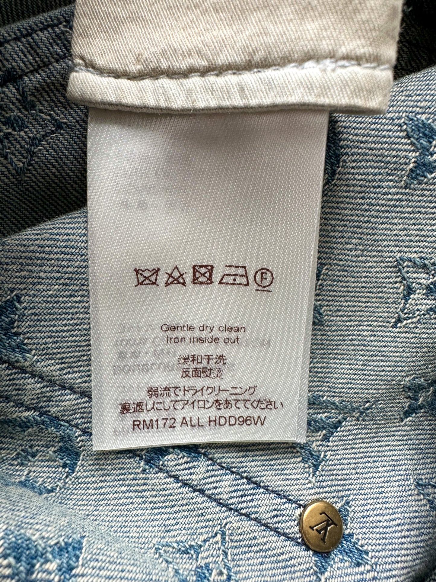 Louis Vuitton Supreme Blue Monogram Jeans