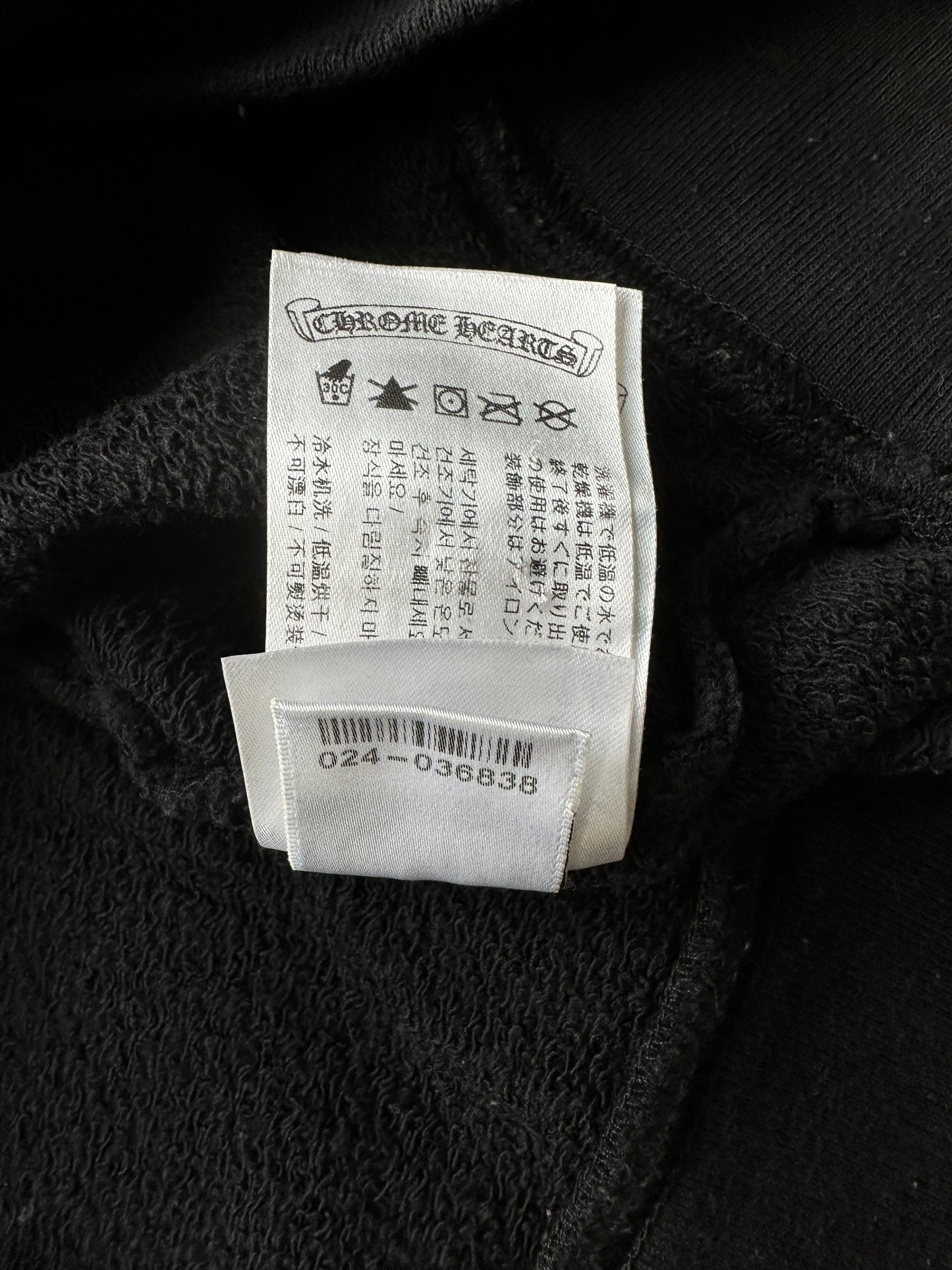 Chrome Hearts Black Matty Boy Chomper Sweater