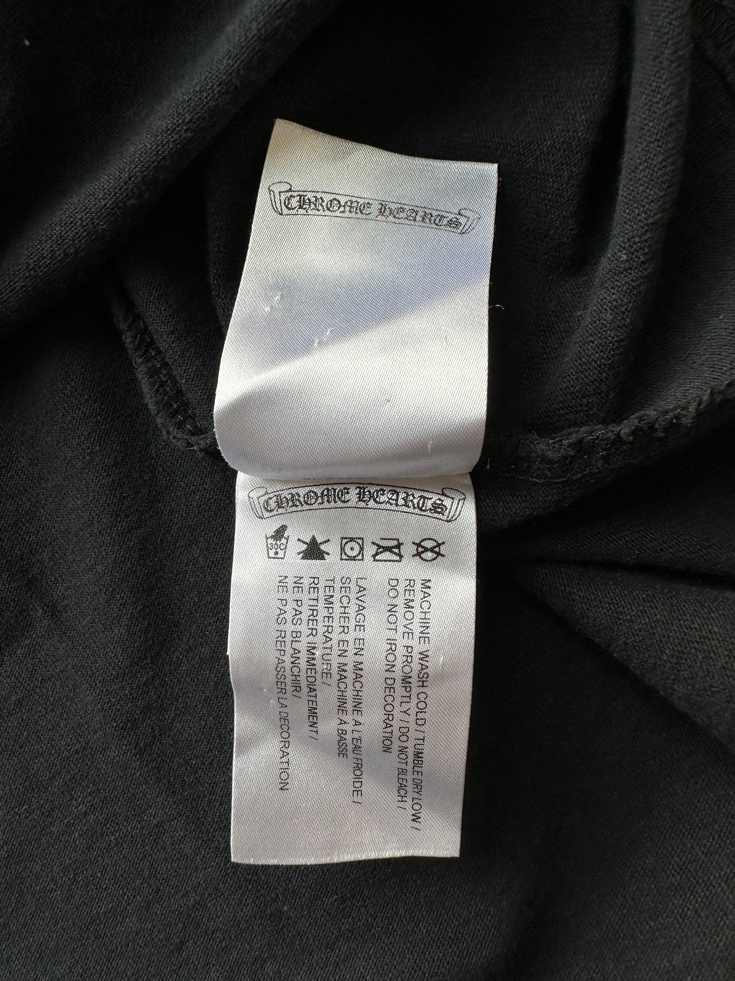 Chrome Hearts Black Matty Boy Chomper Longsleeve T-Shirt