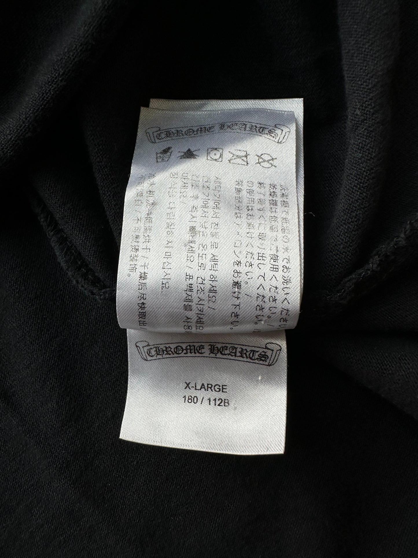 Chrome Hearts Black Matty Boy Chomper Longsleeve T-Shirt