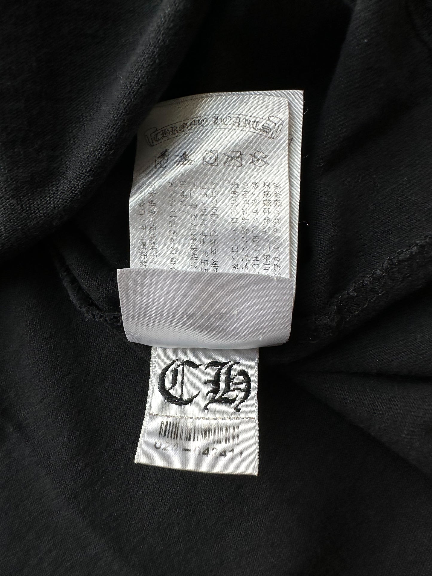 Chrome Hearts Black Matty Boy Chomper Longsleeve T-Shirt