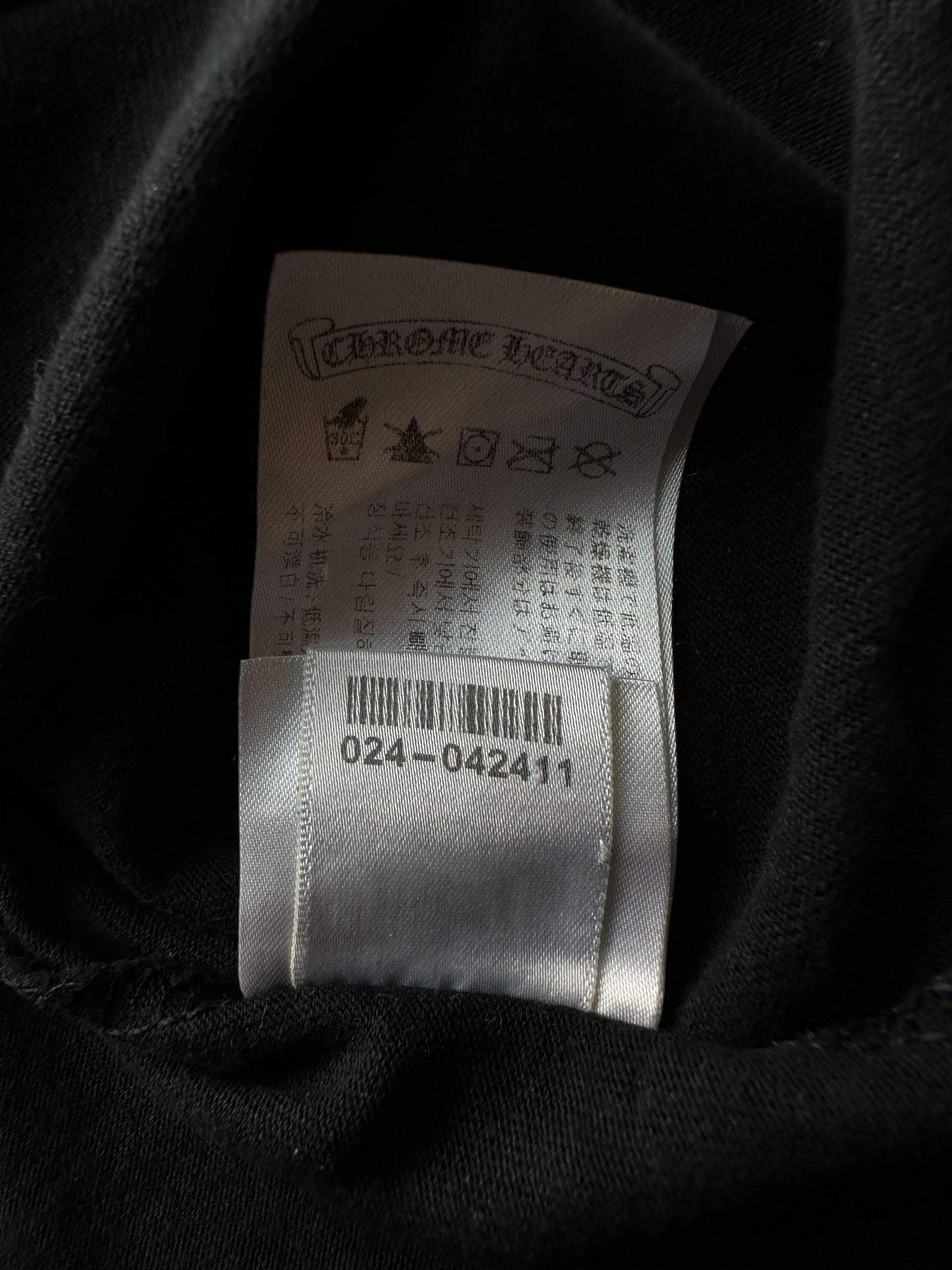 Chrome Hearts Black Matty Boy Chomper Longsleeve T-Shirt