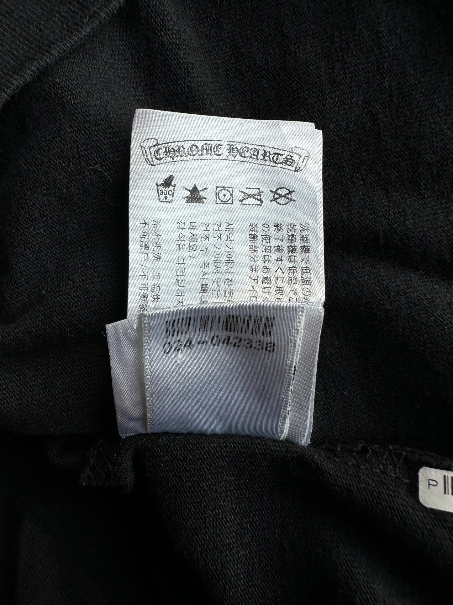 Chrome Hearts Black Matty Boy Chomper Longsleeve T-Shirt