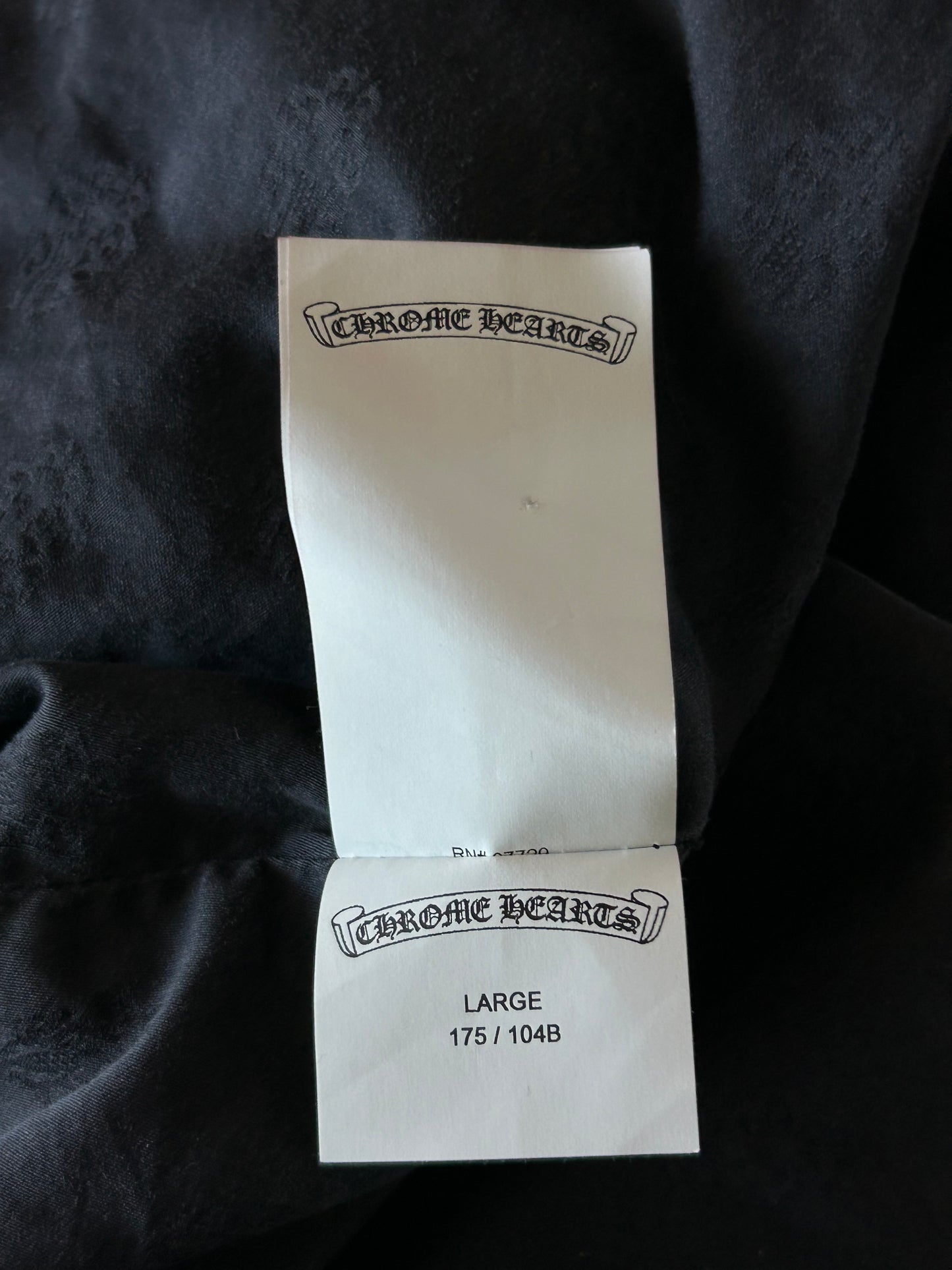 Chrome Hearts Beige & Brown Plaid Shearling Flannel Jacket