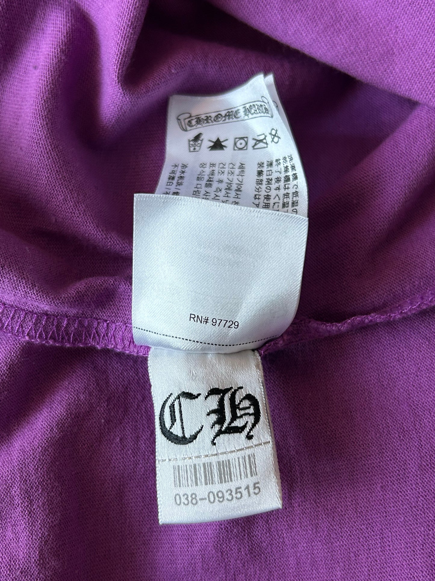 Chrome Hearts Matty Boy Purple More Not Less Longsleeve T-Shirt