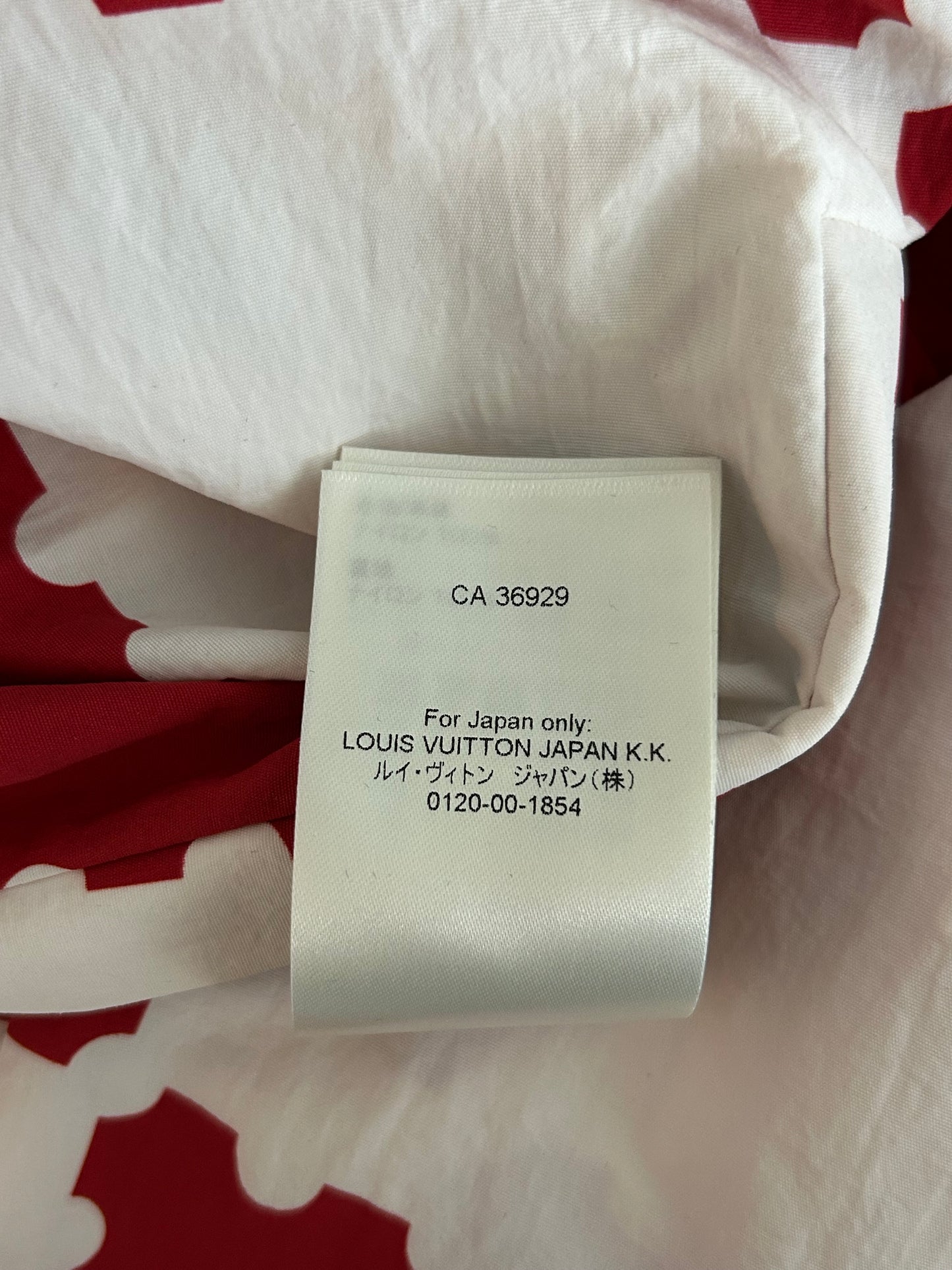 Louis Vuitton Nigo Red & White Checkered Windbreaker