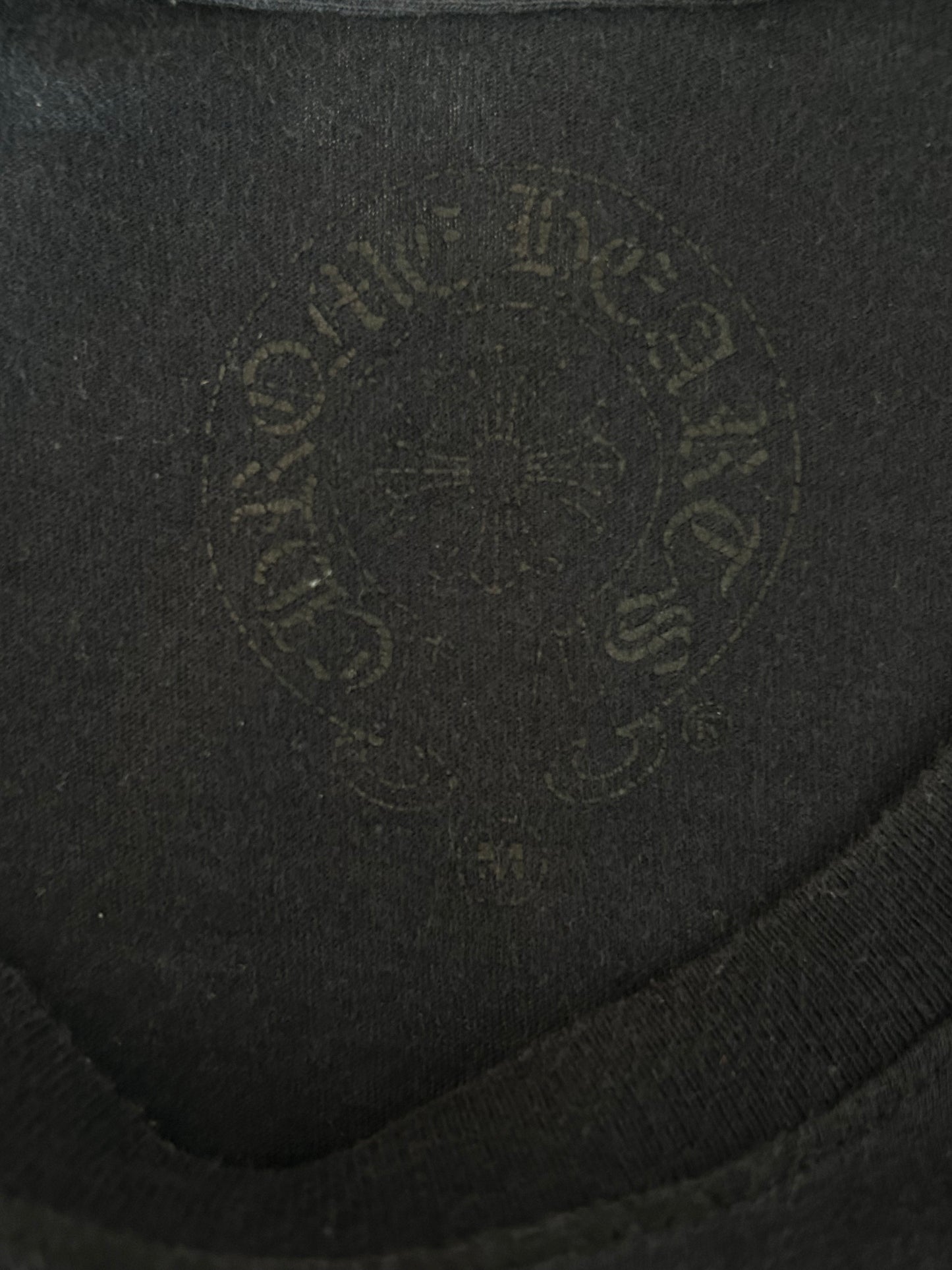 Chrome Hearts Black & White Cross Logo T-Shirt