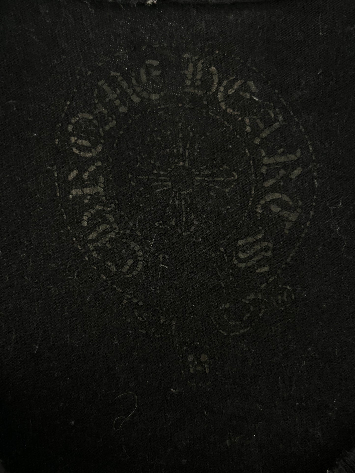 Chrome Hearts Black & White Jumbo Floral Cross T-Shirt