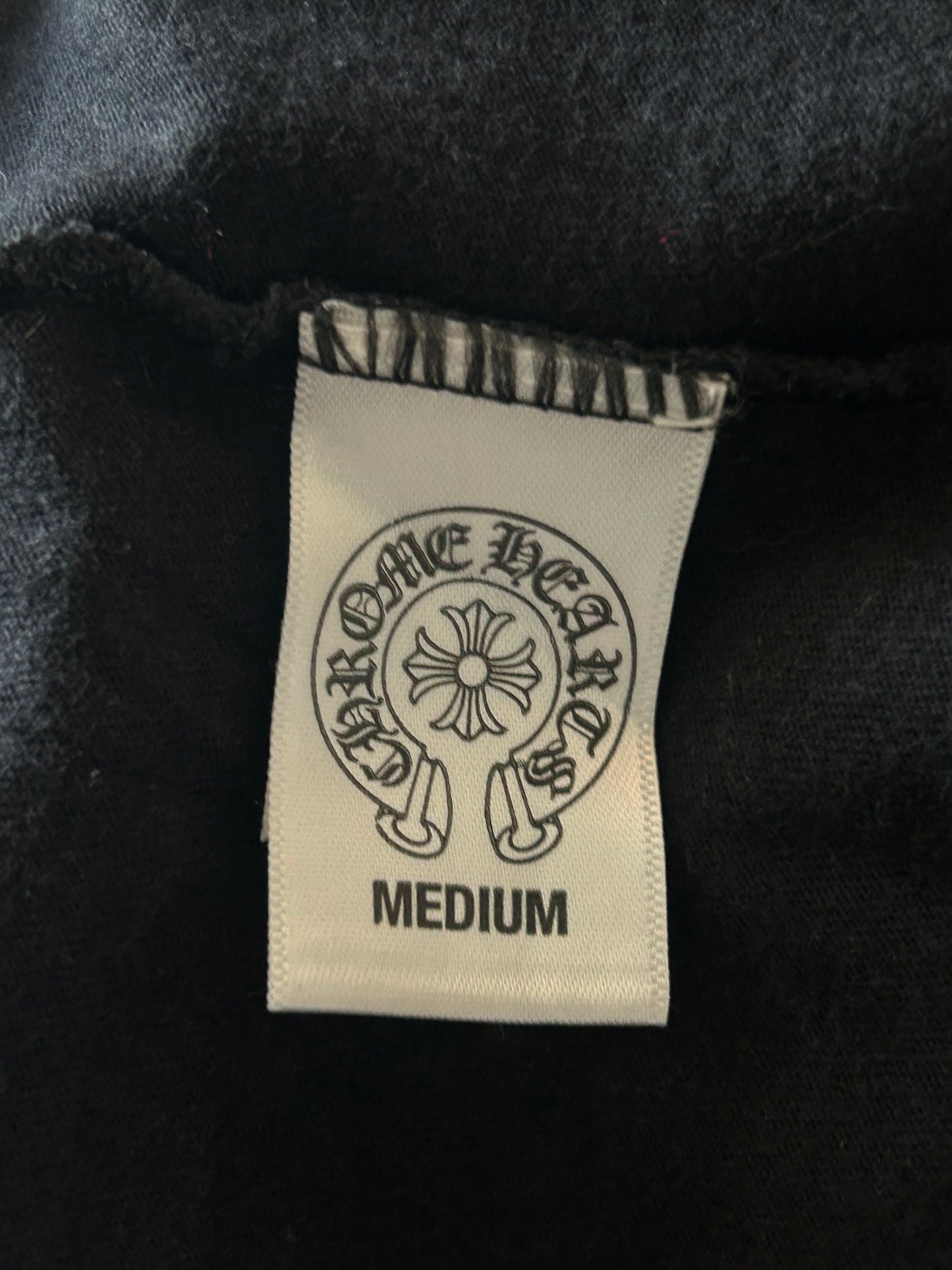 Chrome Hearts Black & White Los Angeles Exclusive Cross Logo T-Shirt