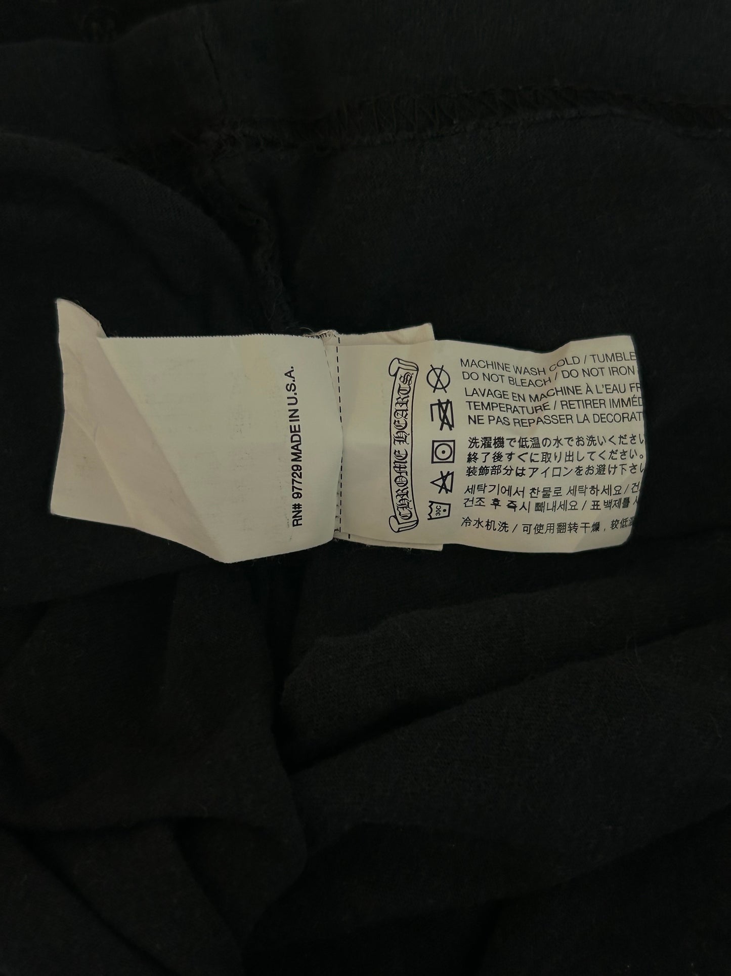 Chrome Hearts Hong Kong Exclusive Horseshoe Logo T-Shirt