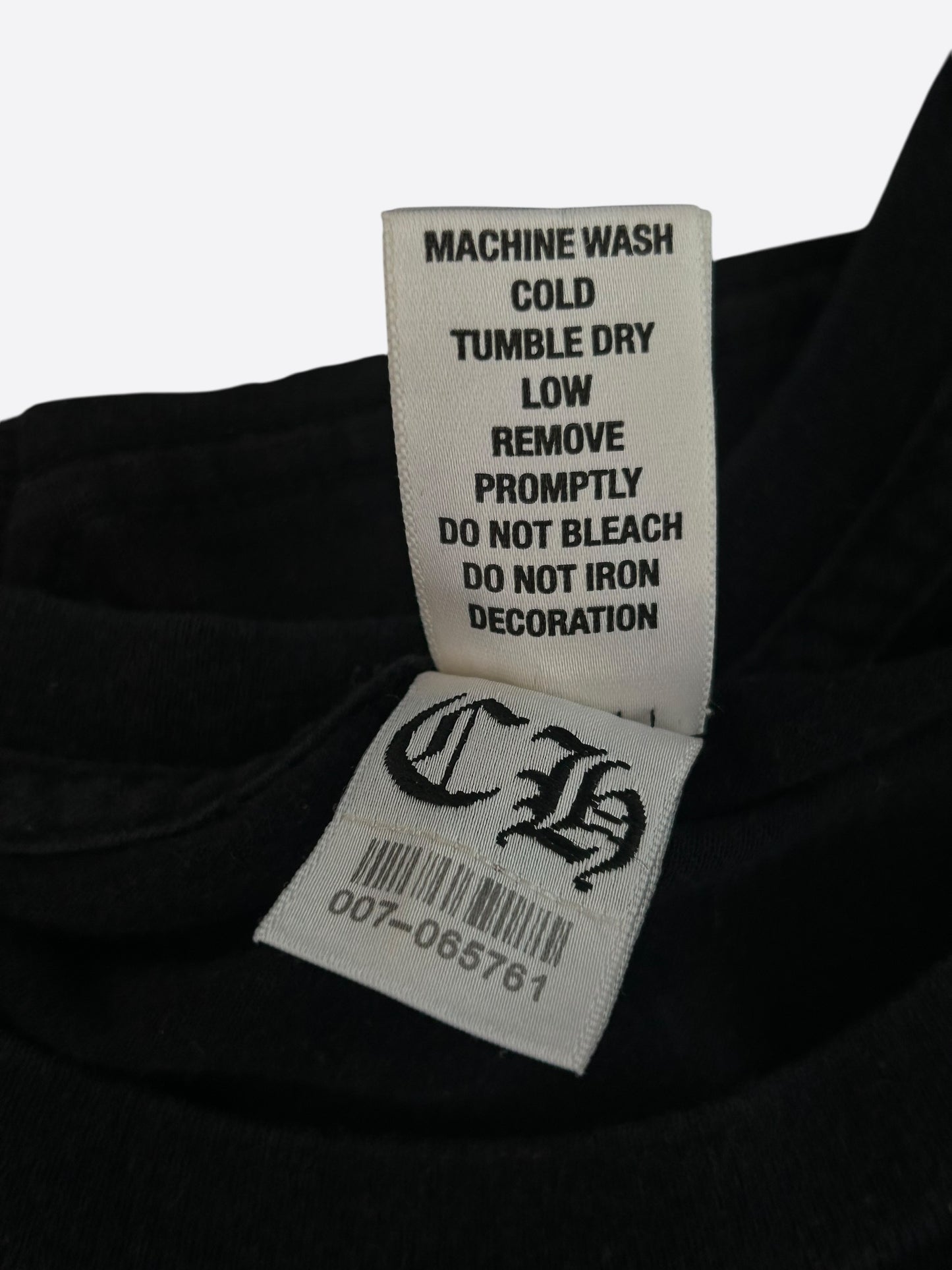 Chrome Hearts Black Foti Deer Logo T-Shirt
