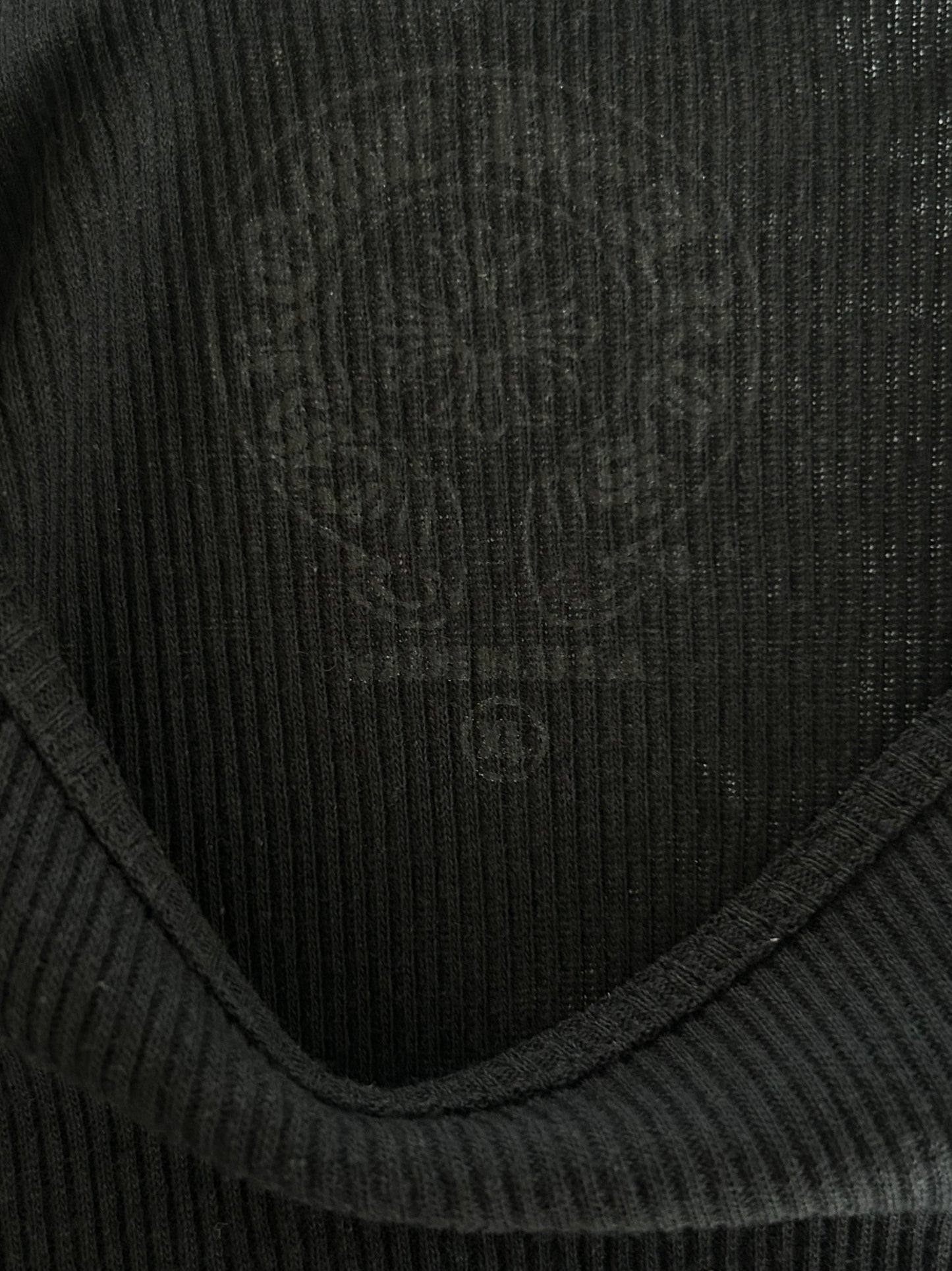 Chrome Hearts Black & White Cross Tank Top