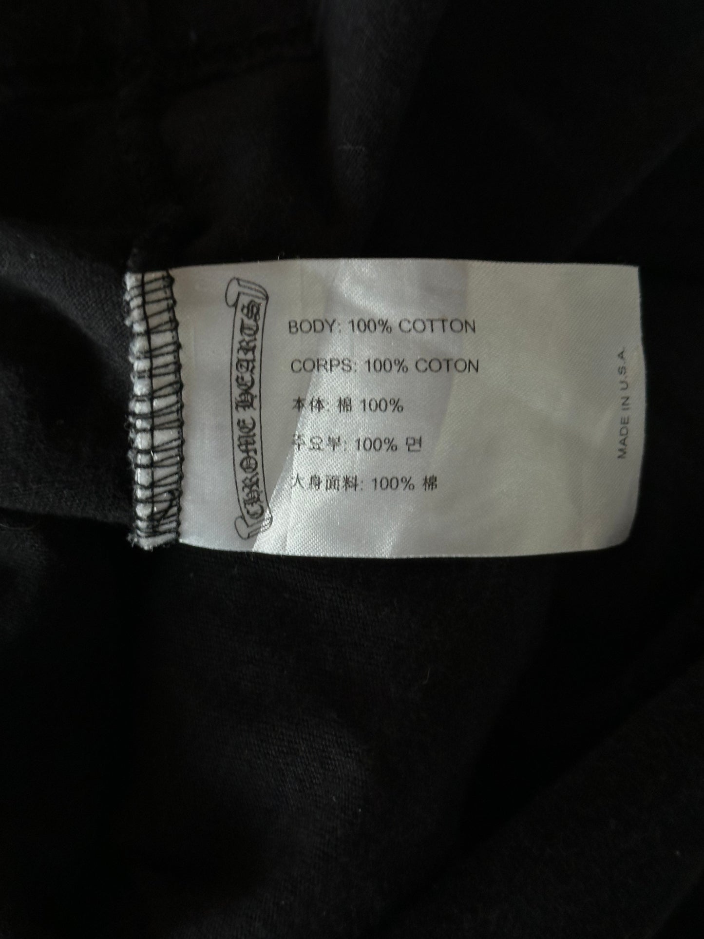 Chrome Hearts Black & Red Foti Jarvis Logo T-Shirt