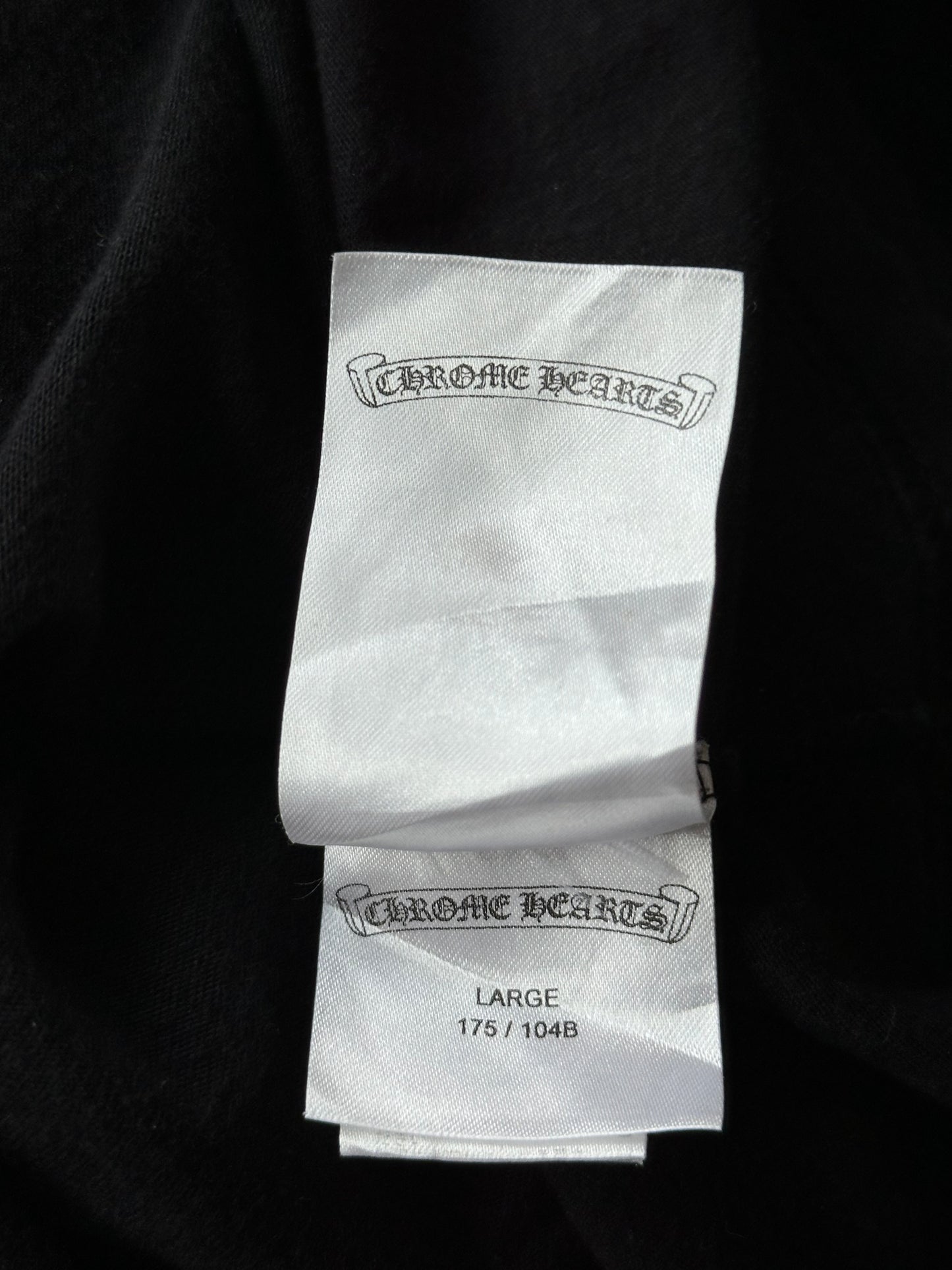 Chrome Hearts Black & Red Foti Jarvis Logo T-Shirt