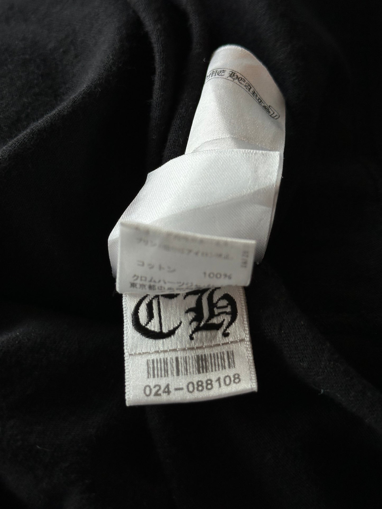 Chrome Hearts Black & Red Foti Jarvis Logo T-Shirt