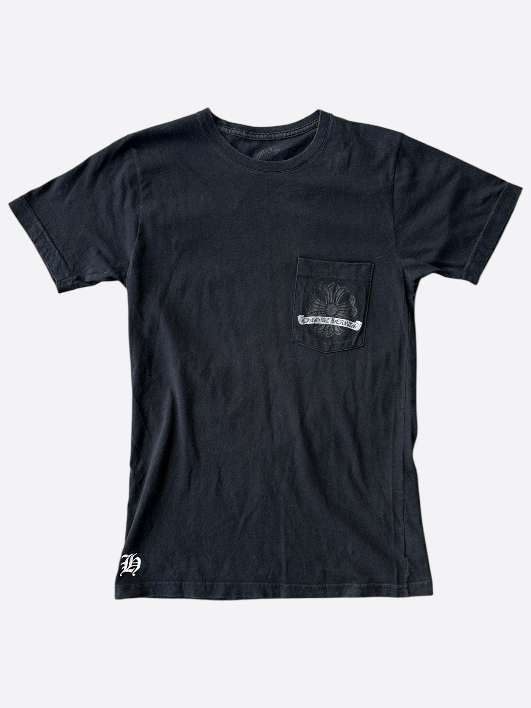 Chrome Hearts Silver Horseshoe Logo T-Shirt – Savonches