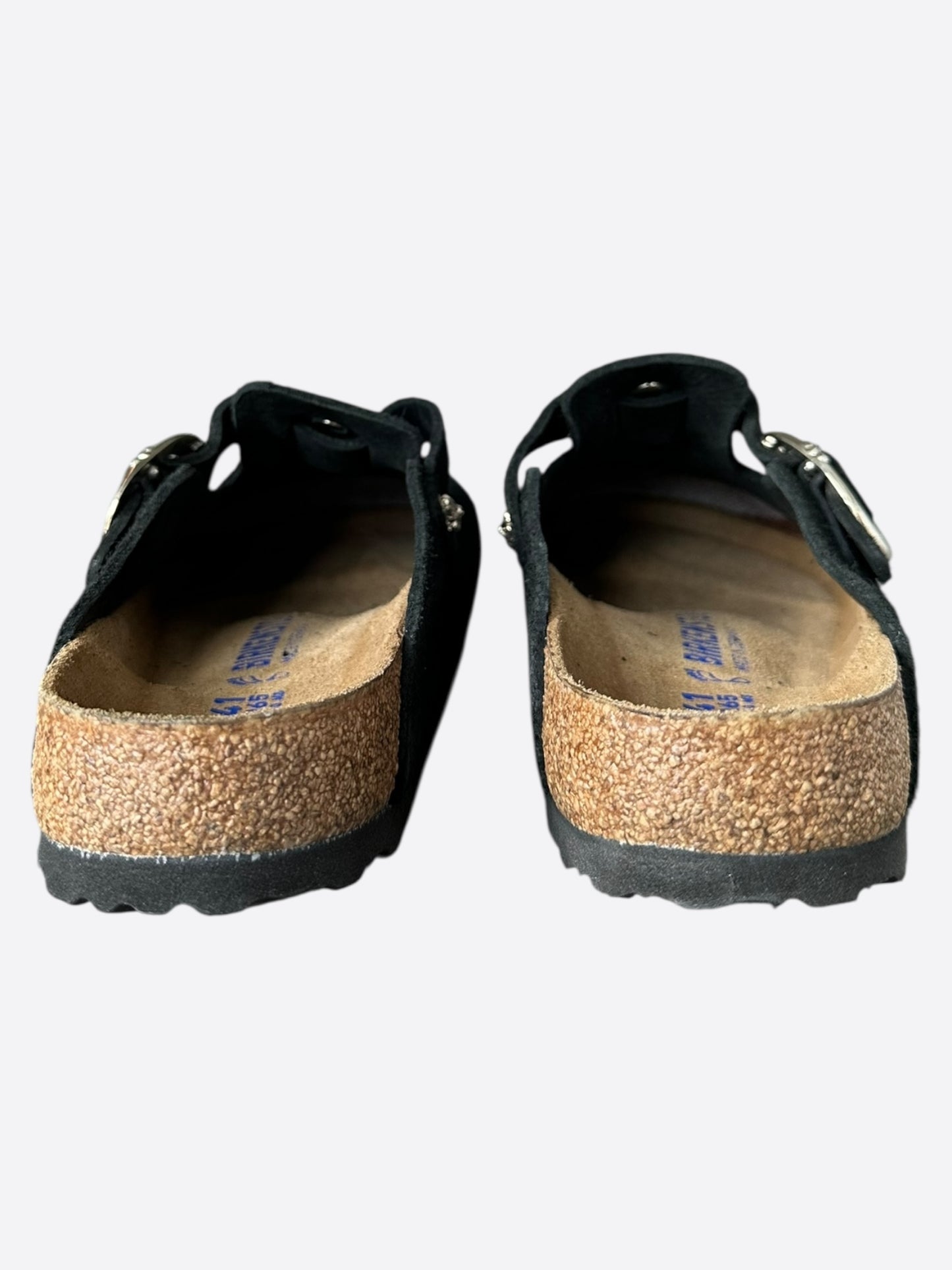 Chrome Hearts Black & Silver Dagger Birkenstocks