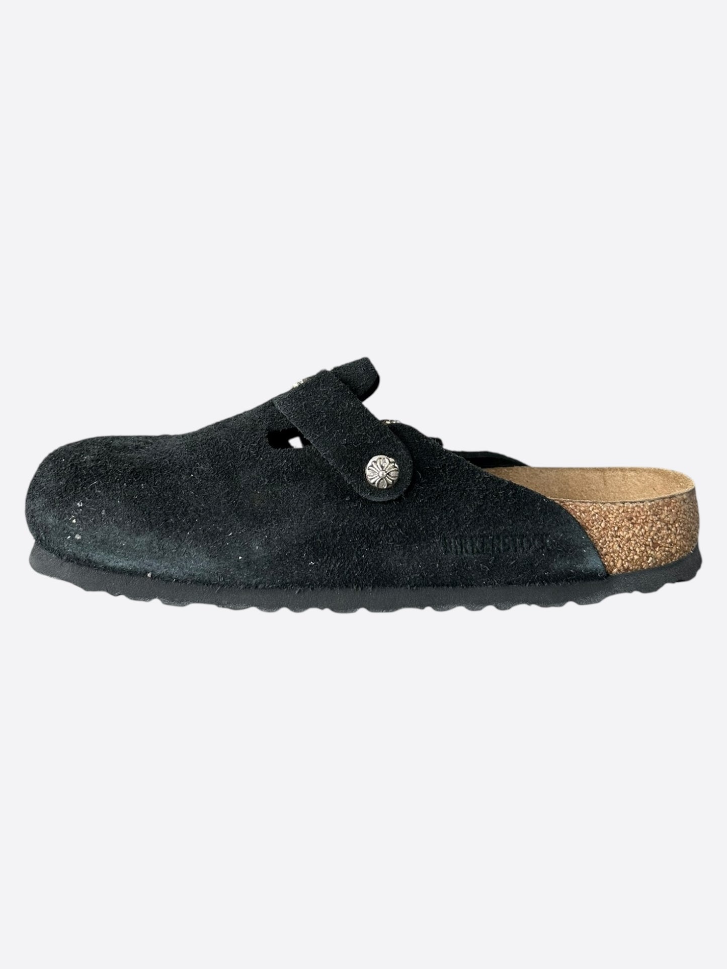 Chrome Hearts Black & Silver Dagger Birkenstocks