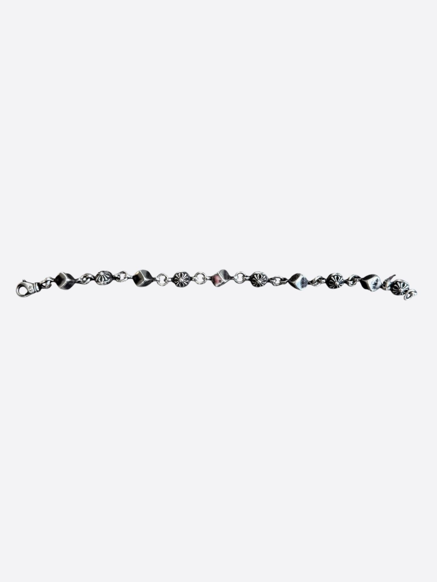 Chrome Hearts Silver Dice Bracelet