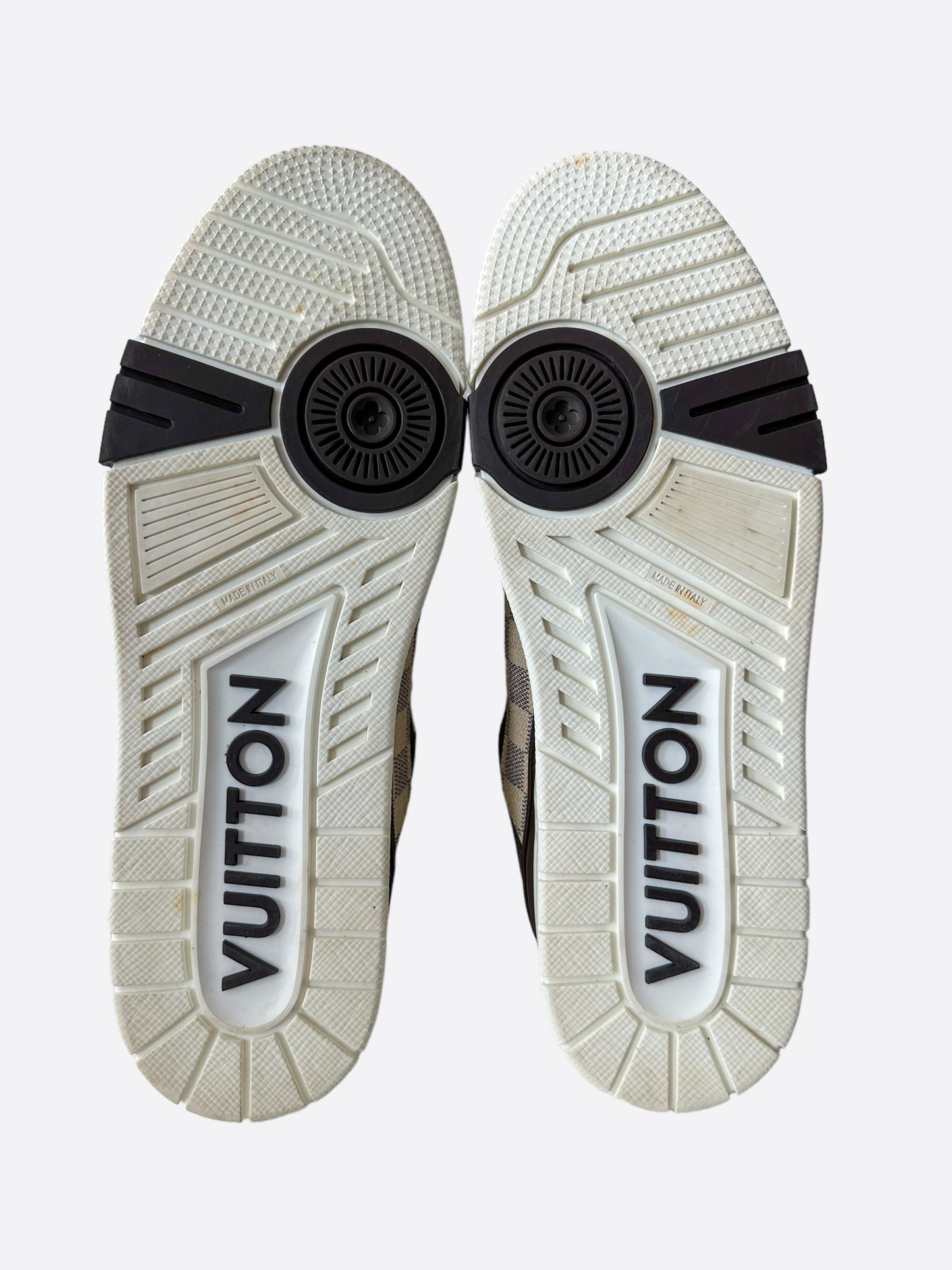 Louis Vuitton Brown & White Damier Trainers
