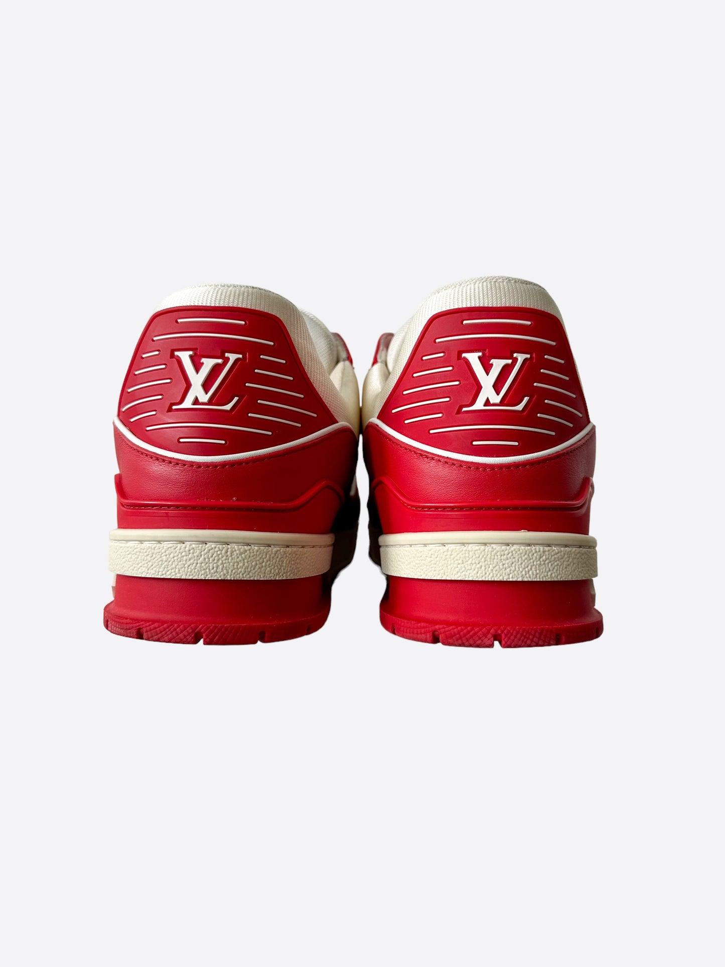 Louis Vuitton Product Red & White Monogram Trainers