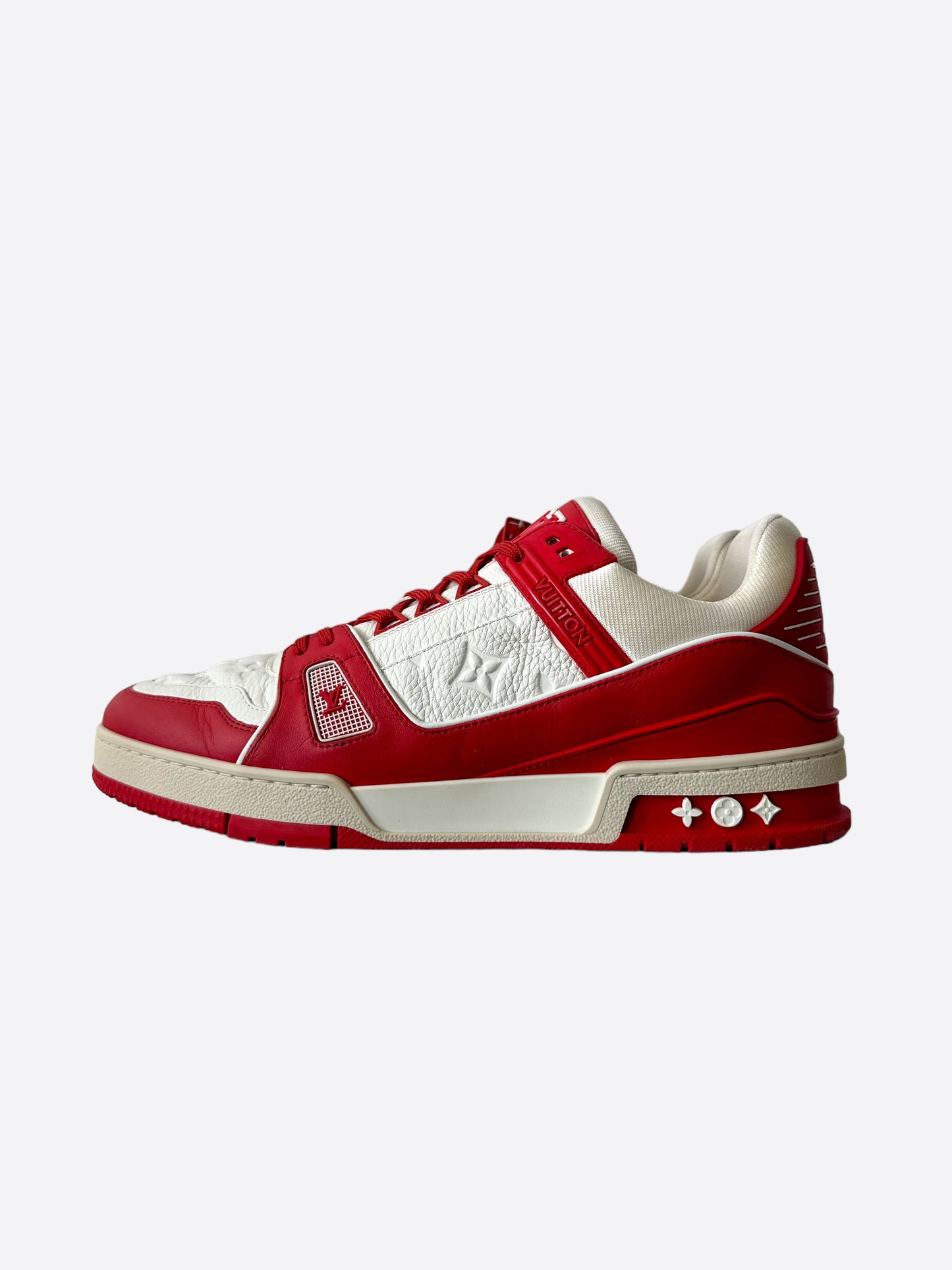 Louis Vuitton Product Red & White Monogram Trainers