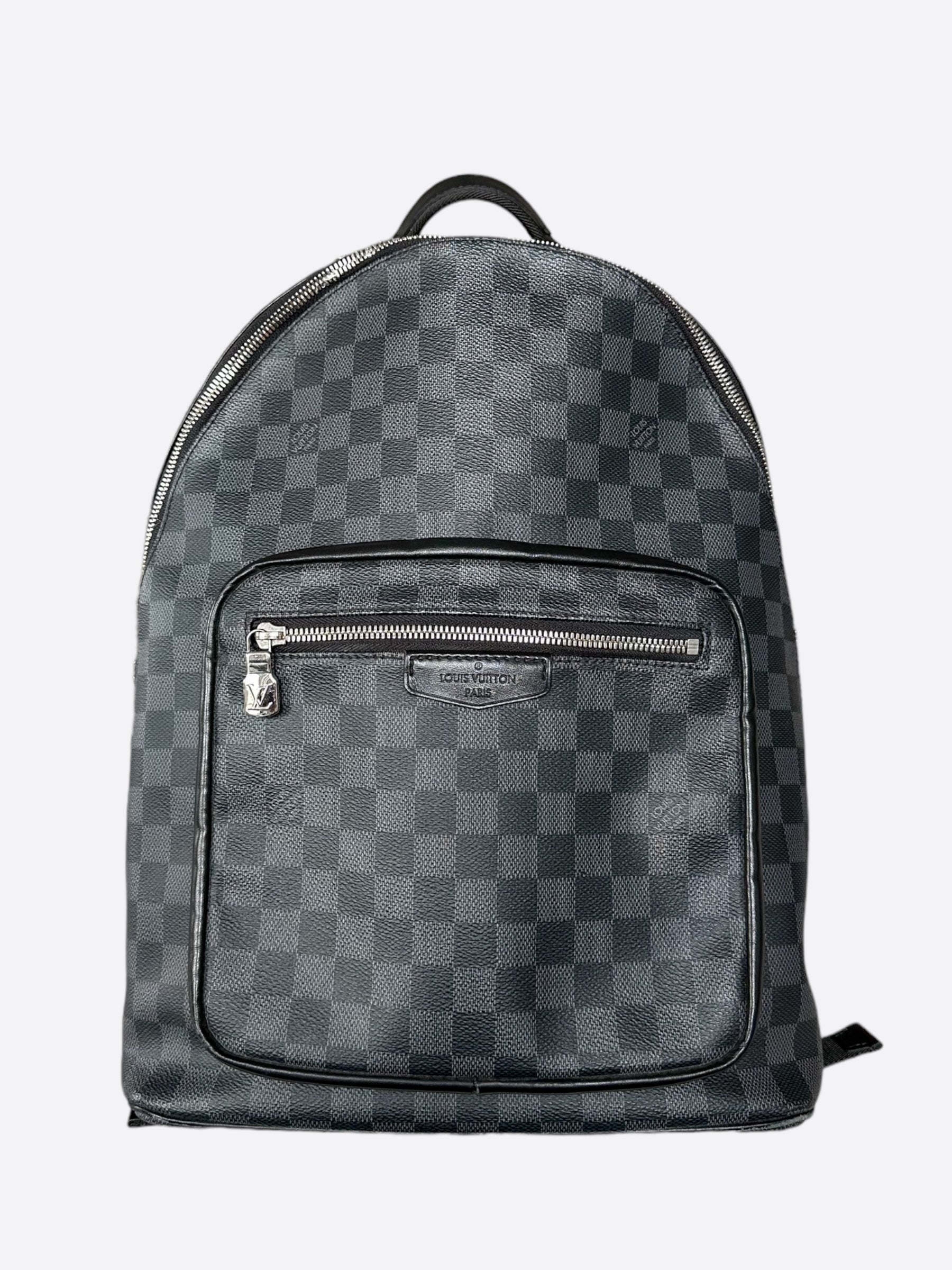 checkered louis vuitton backpack Louis Vuitton Damier Graphite Josh Backpack – Savonches