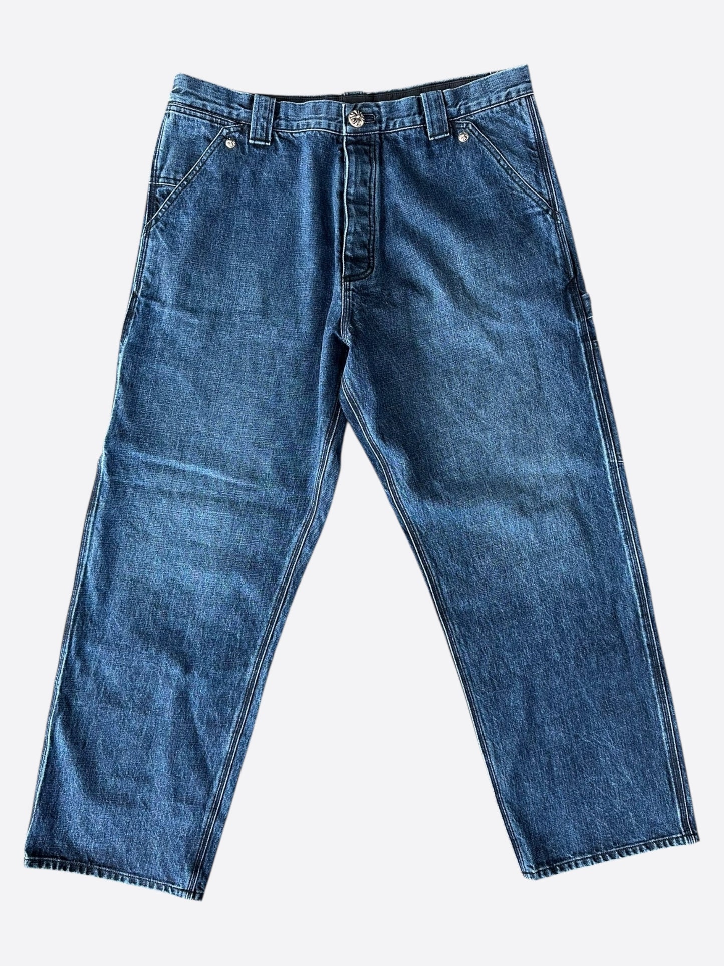 Chrome Hearts Blue Carpenter Pants