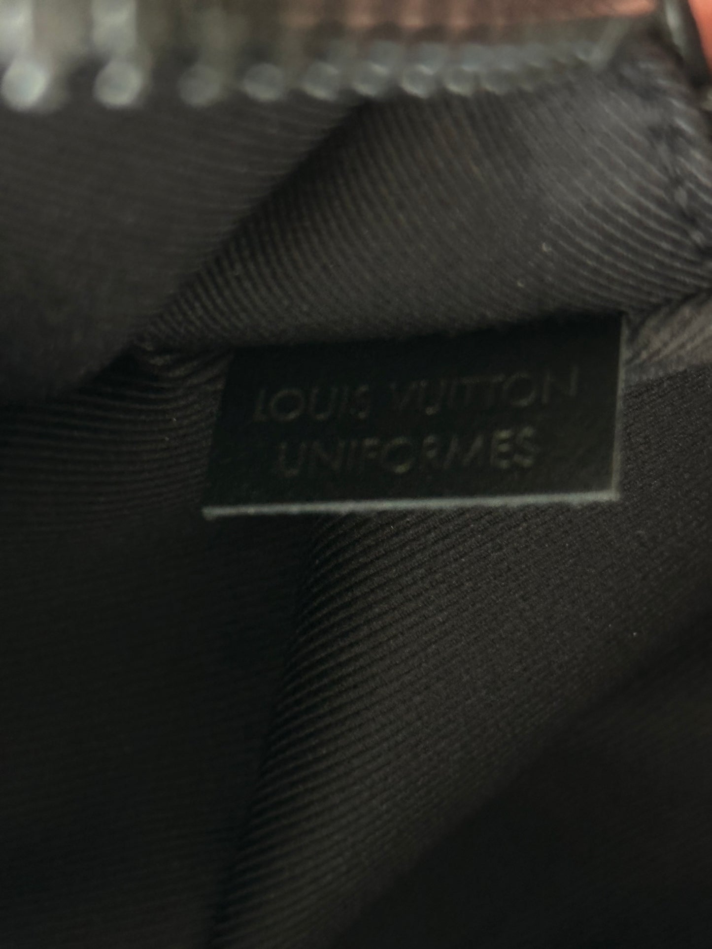 Louis Vuitton Black & Orange Monogram Volga Pochette